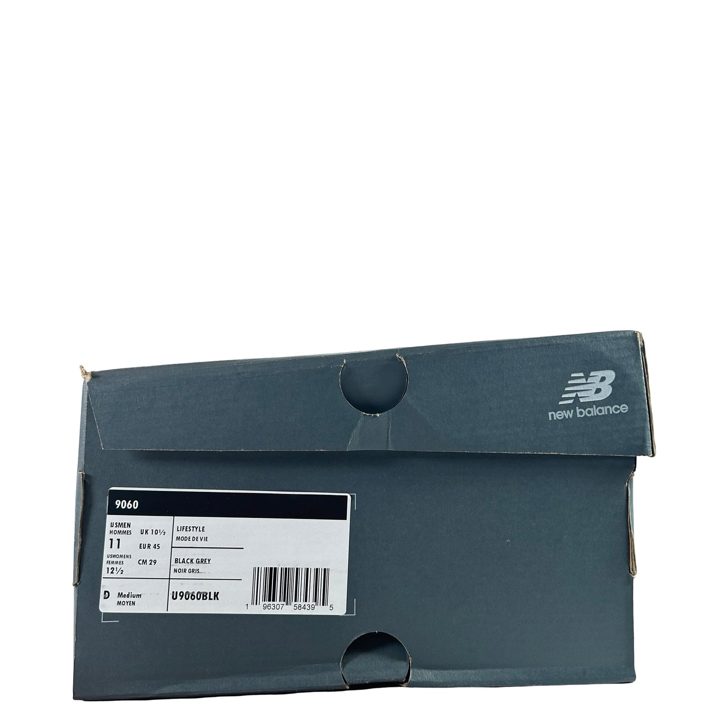U9060BLK New Balance 9060 Black Castlerock Grey [USED] - 11 M (Used)