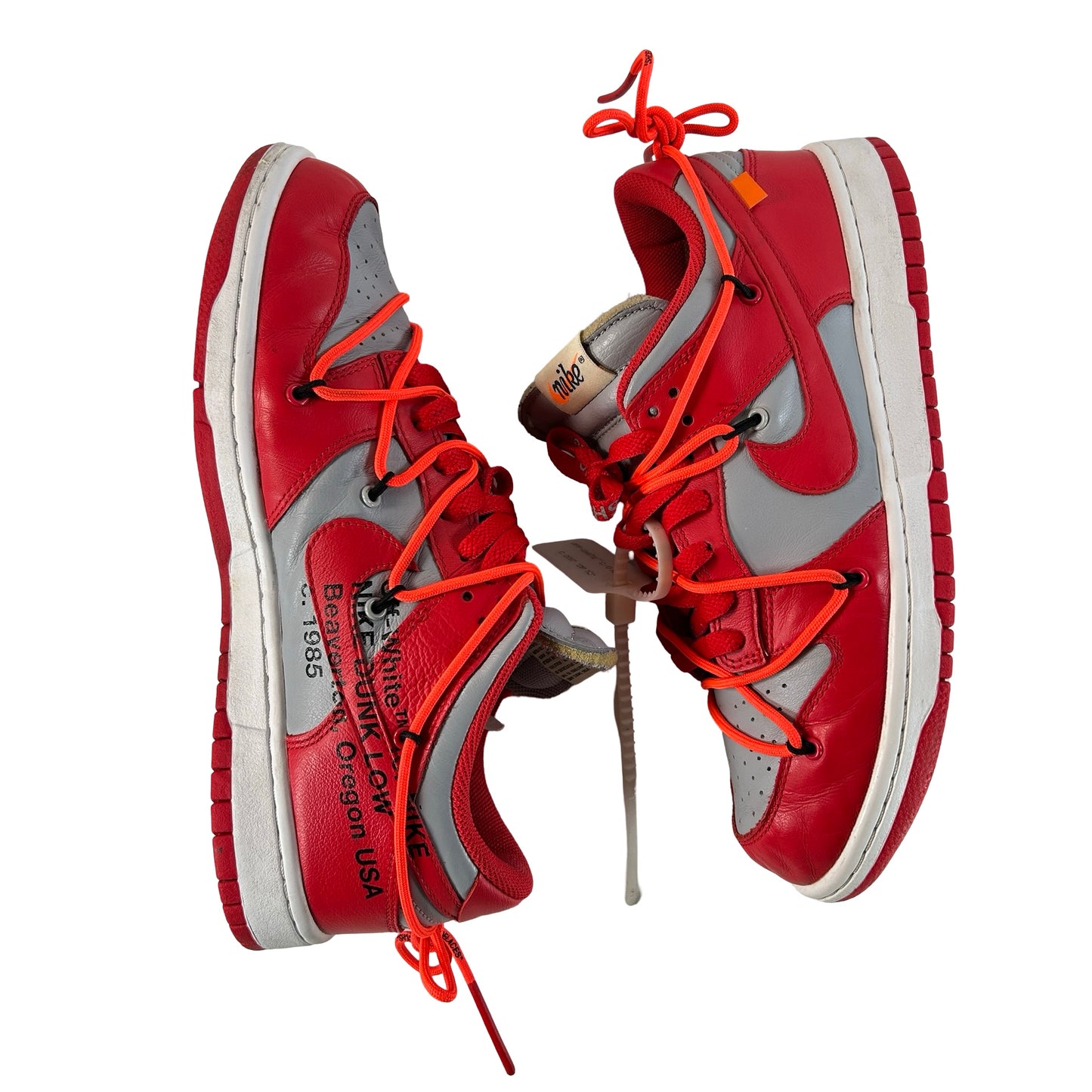 CT0856 600 Dunk Low Off-White Red [USED] - 9.5 M (Used)