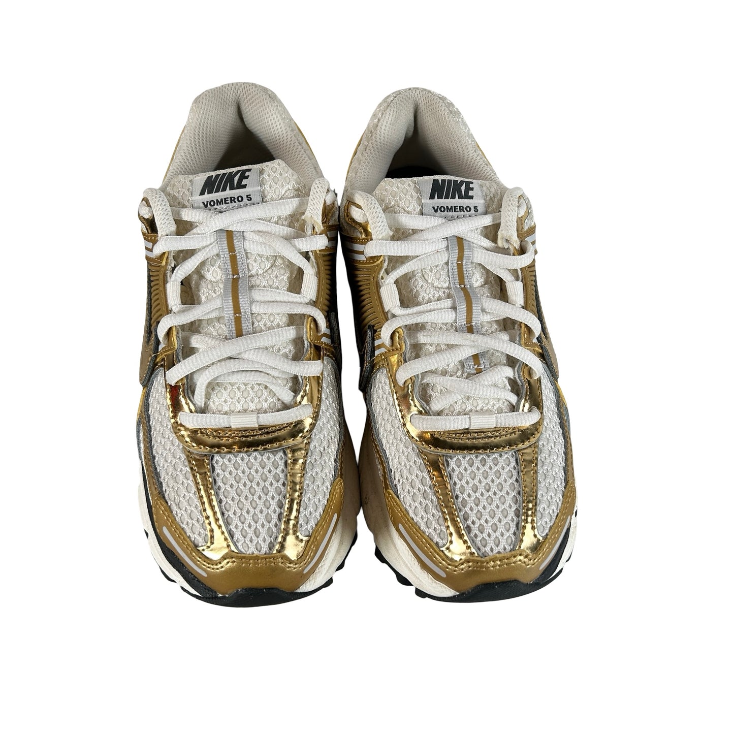 HF7723 001 Nike Zoom Vomero 5 Metallic Gold (Women's) [USED] - 6.5 W (Used)