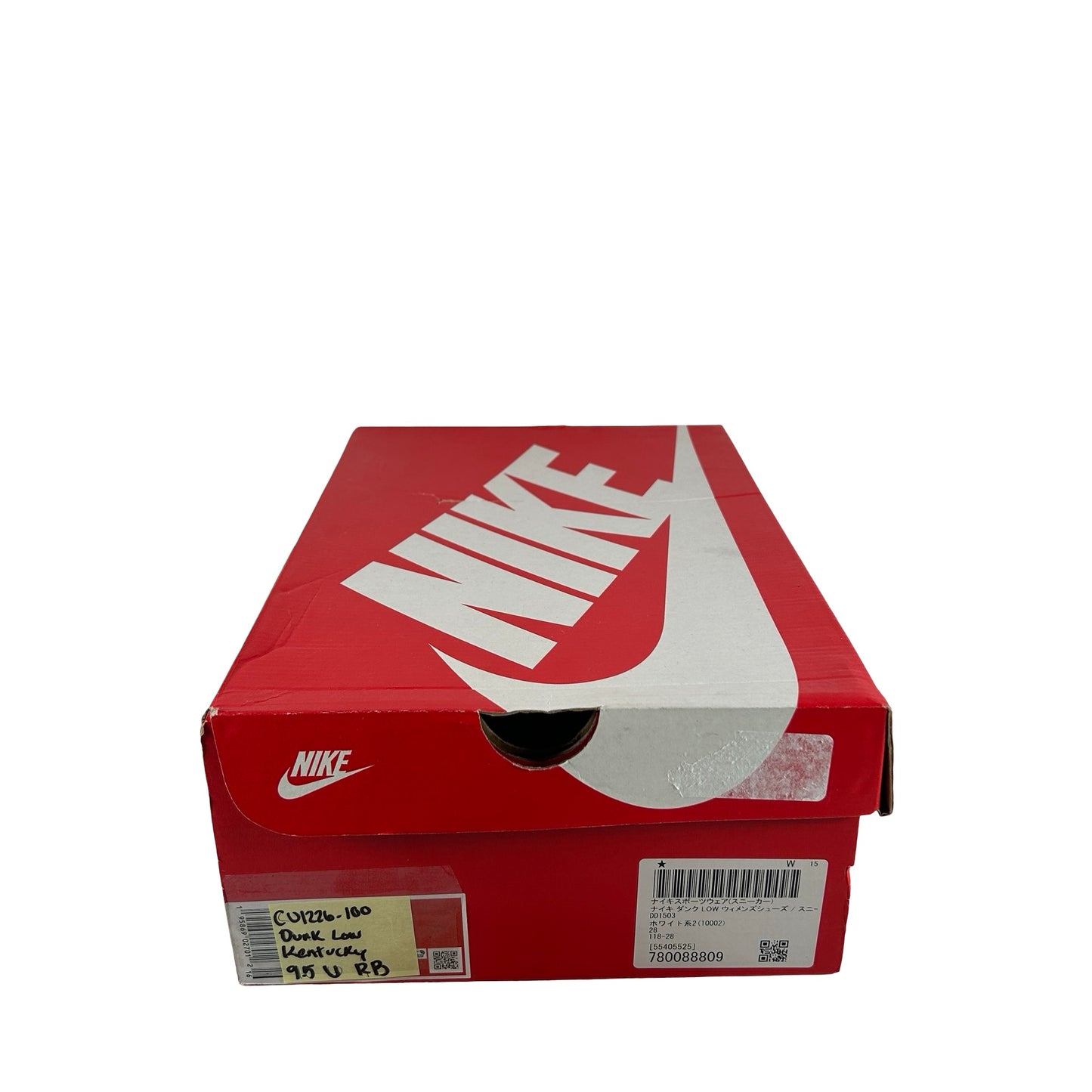 CU1726 100 Nike Dunk Low SP Kentucky [USED] - 9.5 M (Used) (Replace Box)