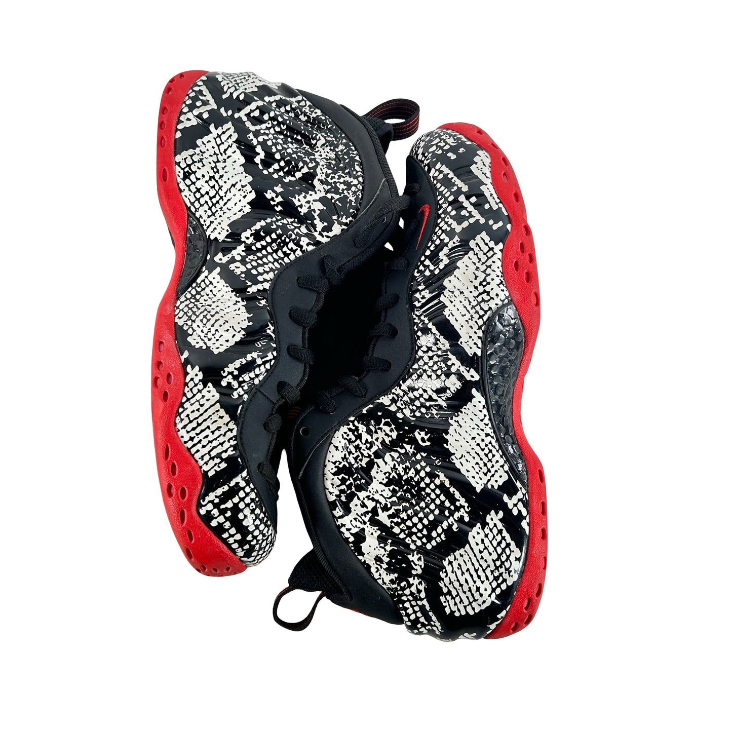 314996 101 Nike Air Foamposite One Albino Snakeskin [USED] - 9 M (Used) (No Box)