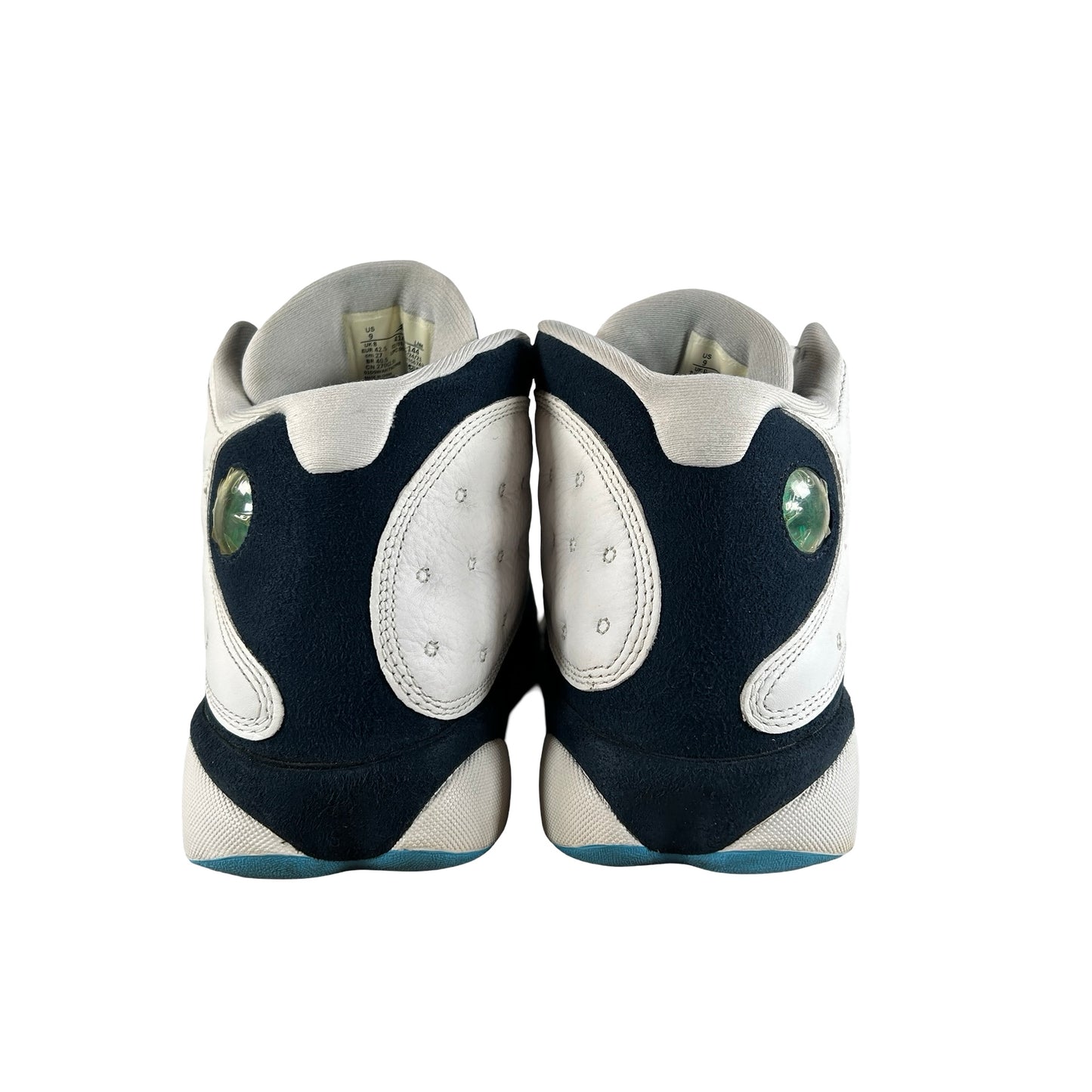 414571 144 Jordan 13 Retro Obsidian Powder Blue White [USED] - 9 M (Used2)