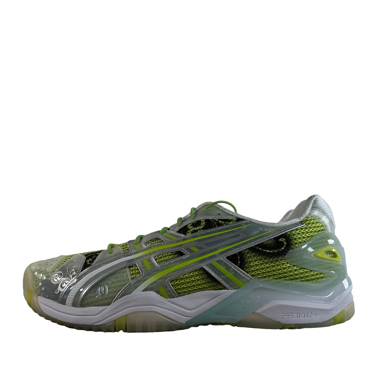 1203B186 300 ASICS Gel-Resolution 5 Little Tokyo Table Tennis Parrot Green [USED] - 9.5 M (Used)