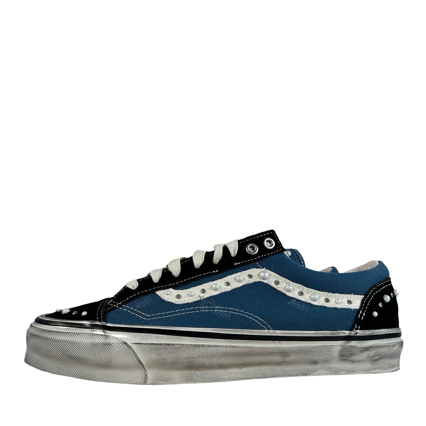 VN000E8VYA6 Vans LX Old Skool 36 Pearlized Pack Black Navy [USED] - 11 M (Used2)