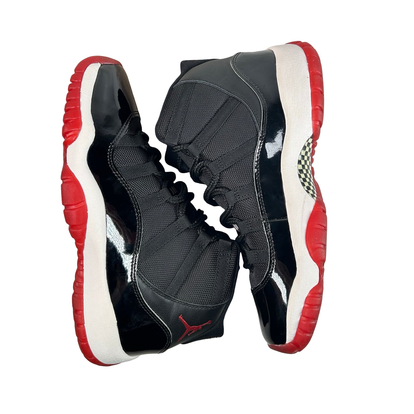 378038 061 Jordan 11 Retro Playoffs Bred (2019) (GS) [CONDITIONAL] - 7 Y (Yellowing)