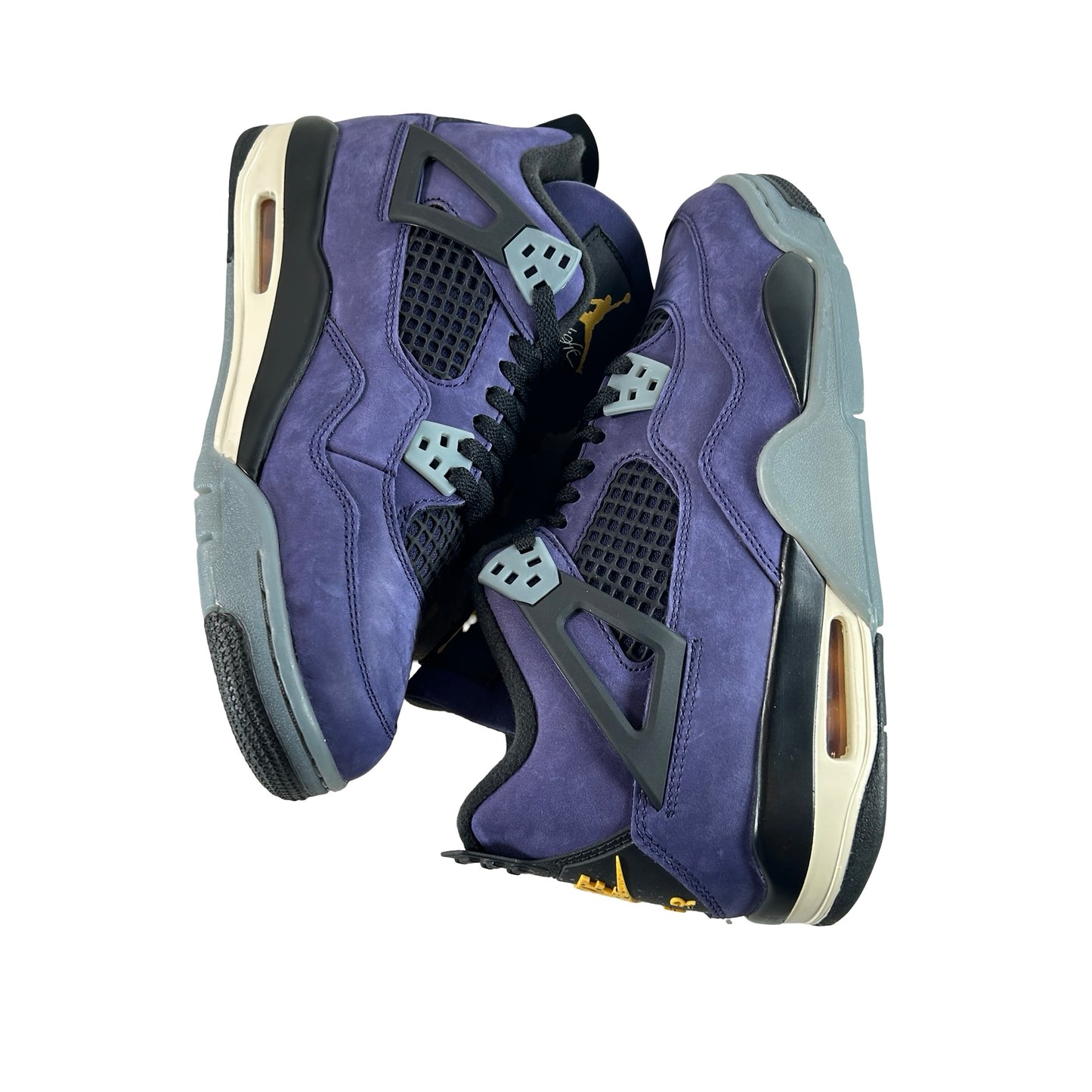 IB4171 500 Jordan 4 Retro Lakers (GS) [USED] - 7 Y (Used)