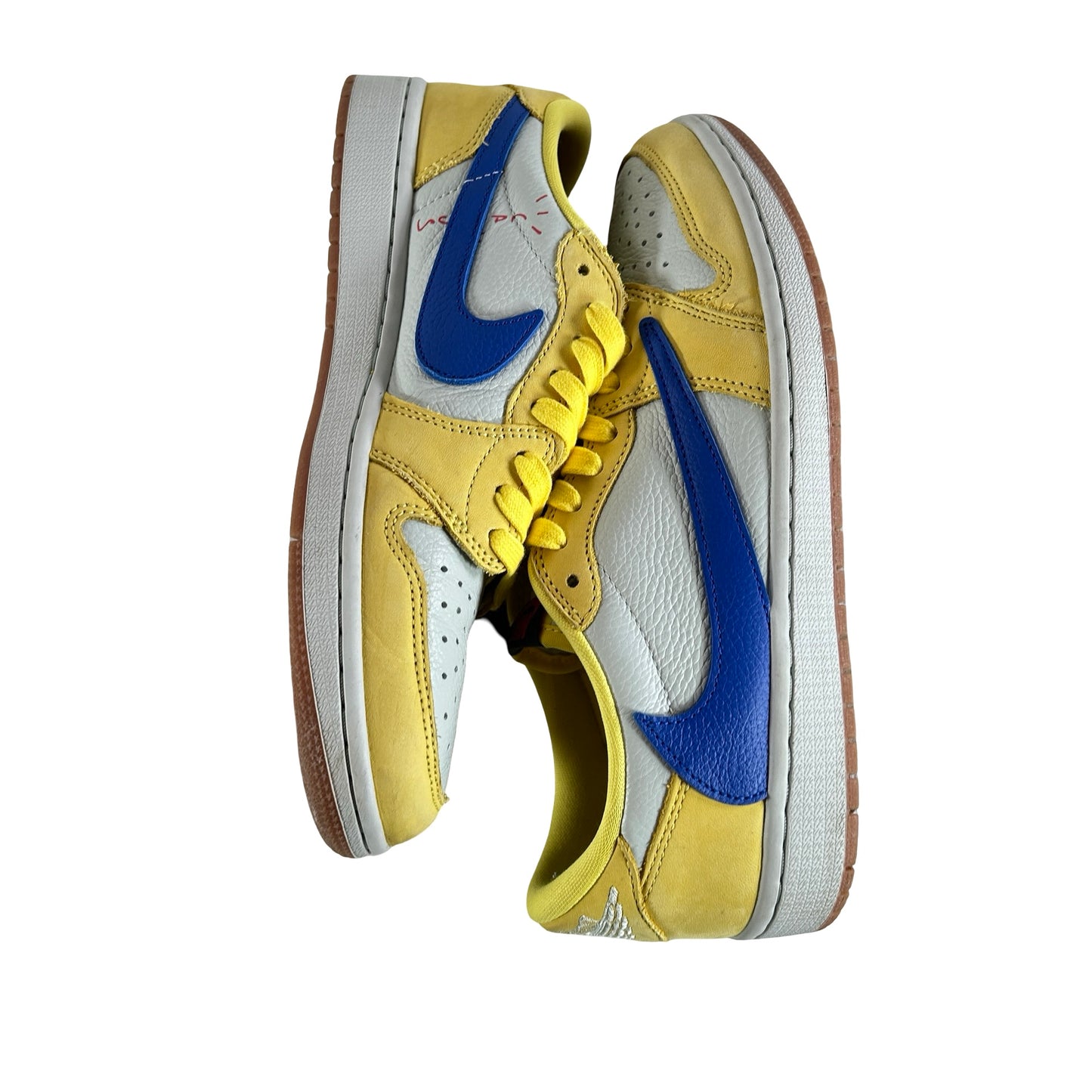 DZ4137 700 Jordan 1 Retro Low OG SP Travis Scott Canary (Women's) [USED] - 10 W (Used2)