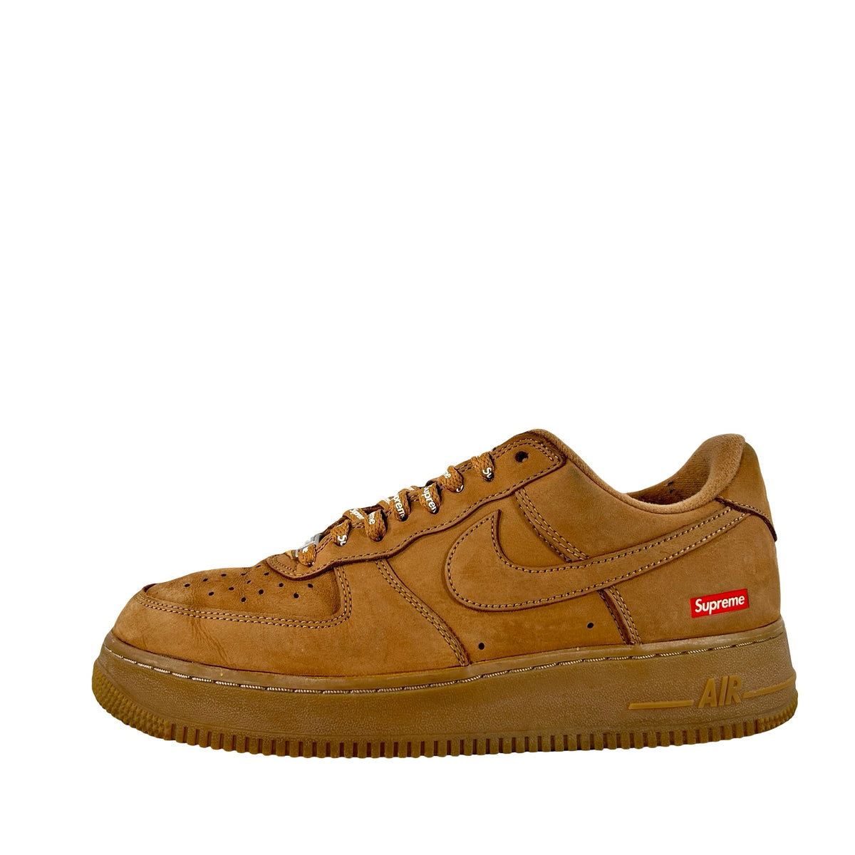 DN1555 200 Nike Air Force 1 Low SP Supreme Wheat [USED] - 9 M (Used) (No Box)