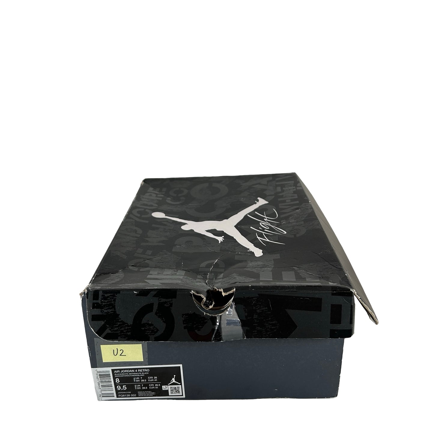 FQ8138 002 Jordan 4 Retro Fear (2024) [USED] - 8 M (Used2)