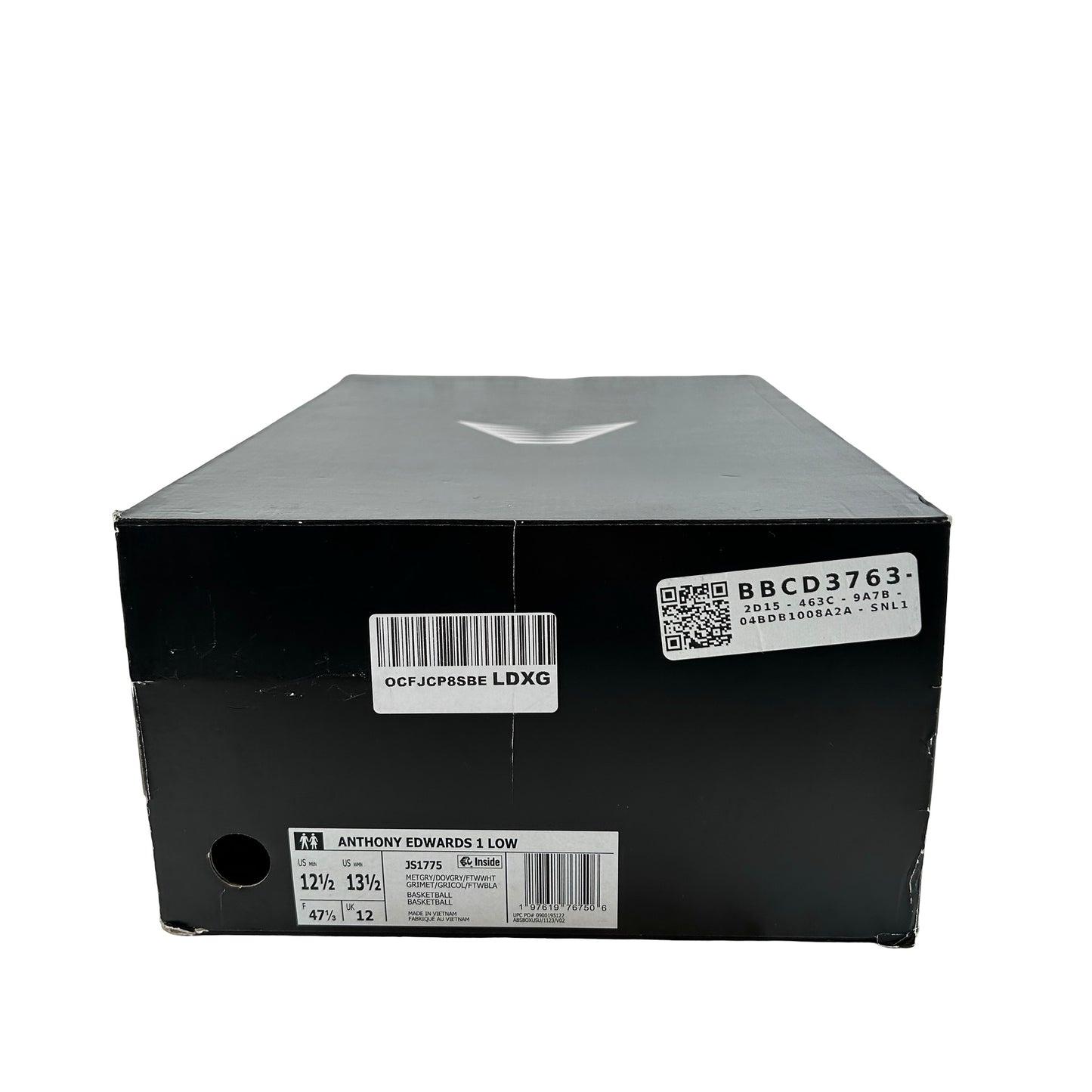 JS1775 adidas AE 1 Low Metallic Grey [USED] - 12.5 (Used)