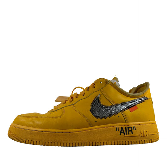 DD1876 700 Nike Air Force 1 Low Off-White ICA University Gold [USED] - 11 M (Used) (No Box)