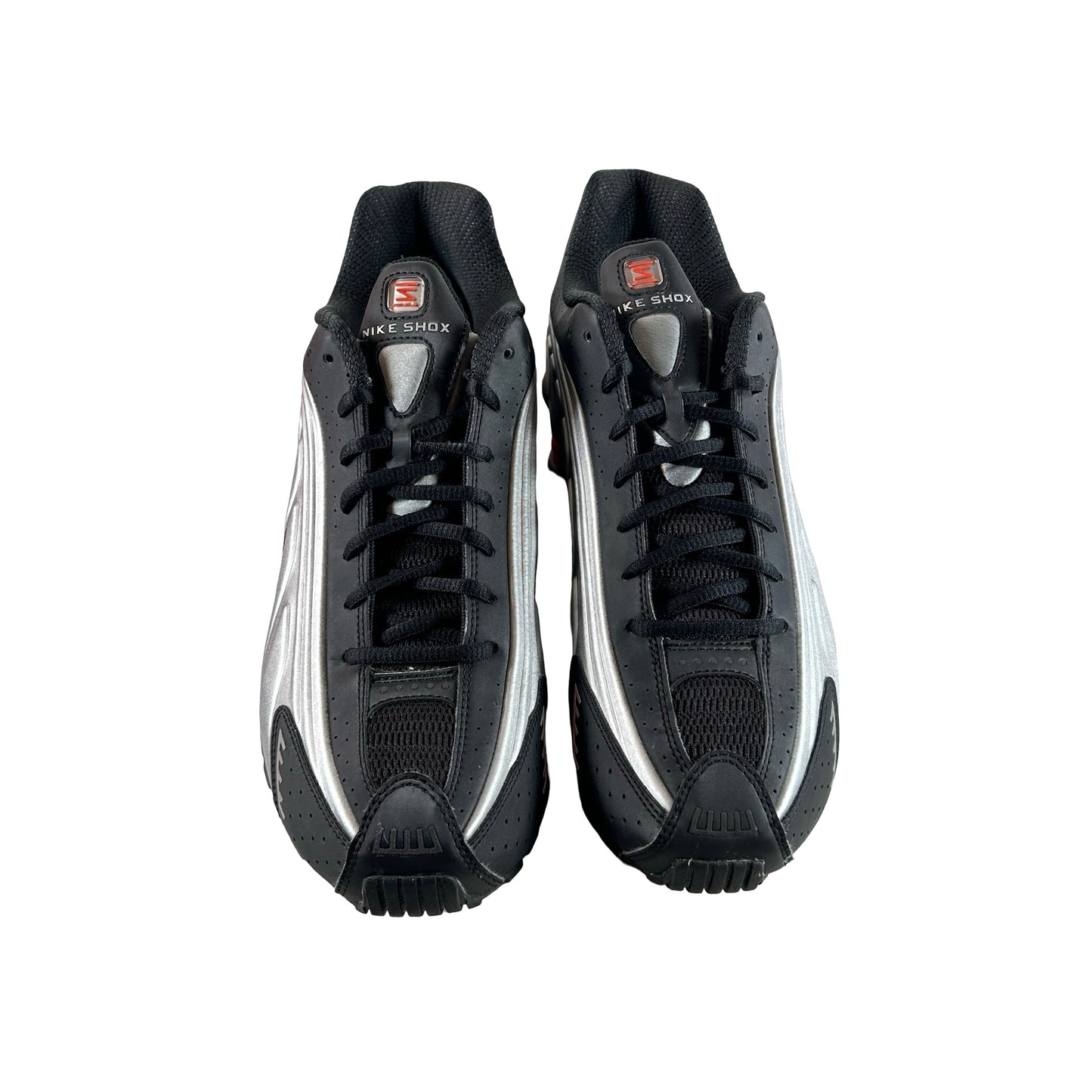 HQ1988 002 Nike Shox R4 Black Metallic Silver (2025) [USED] - 11 M (Used4)