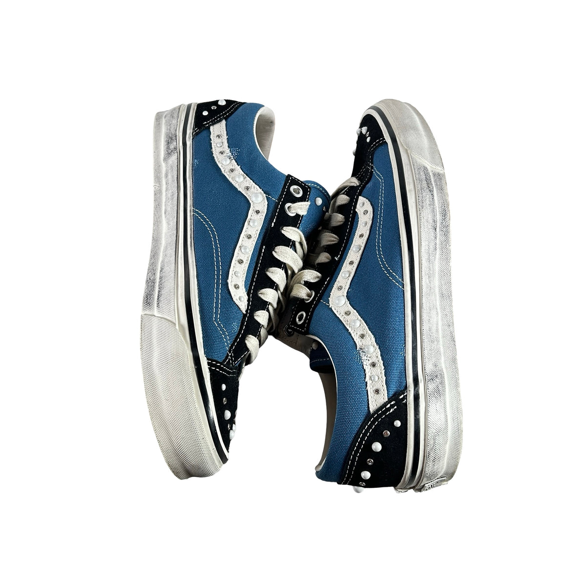 VN000E8VYA6 Vans LX Old Skool 36 Pearlized Pack Black Navy [USED] - 11 M (Used6)