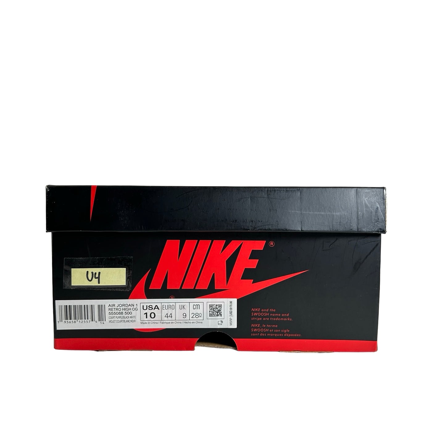 555088 500 Jordan 1 Court Purple [USED] - 10 M (Used4)