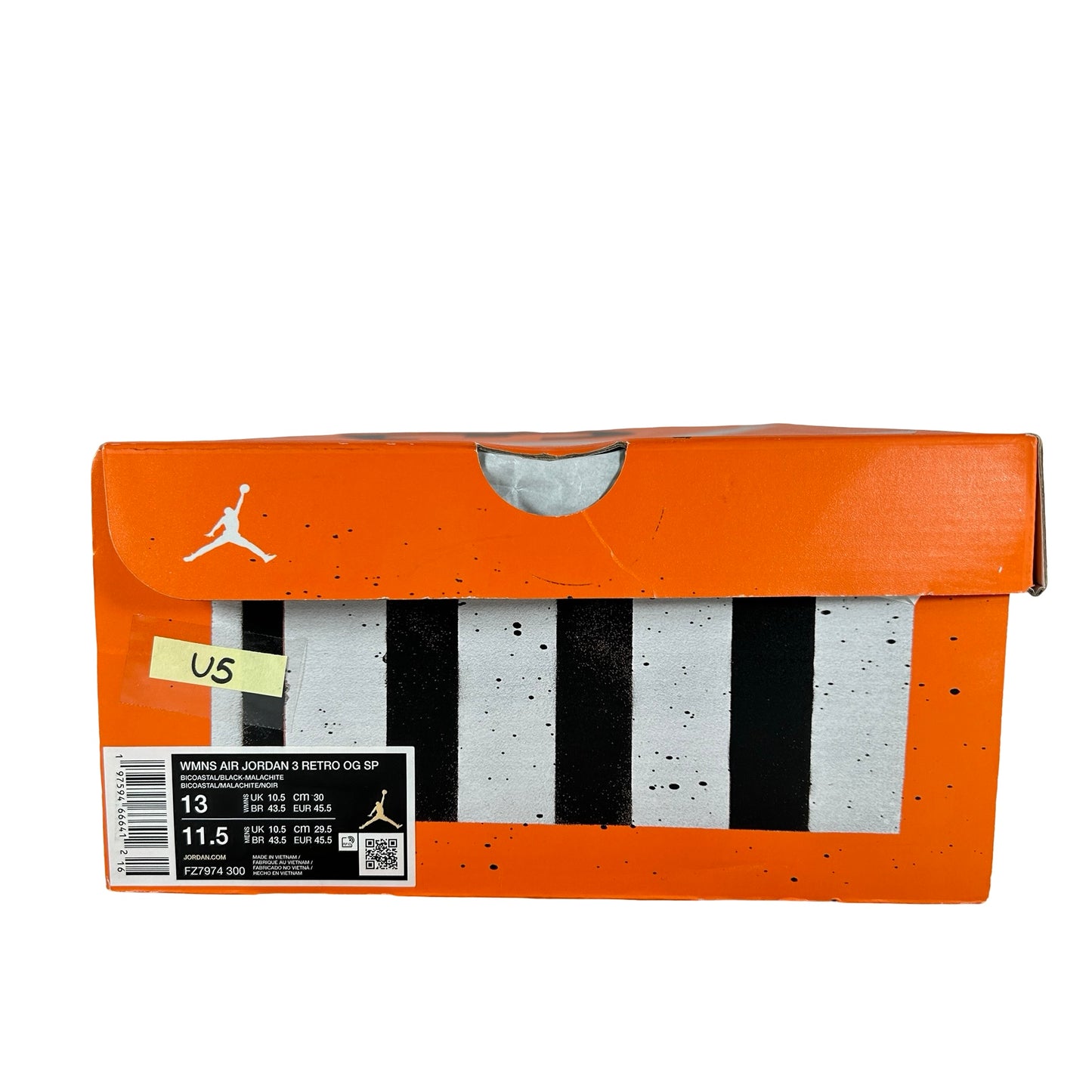 FZ7974 300 Jordan 3 Retro Nina Chanel Abney Bicoastal (Women's) [USED] - 13 W / 11.5 M (Used5)