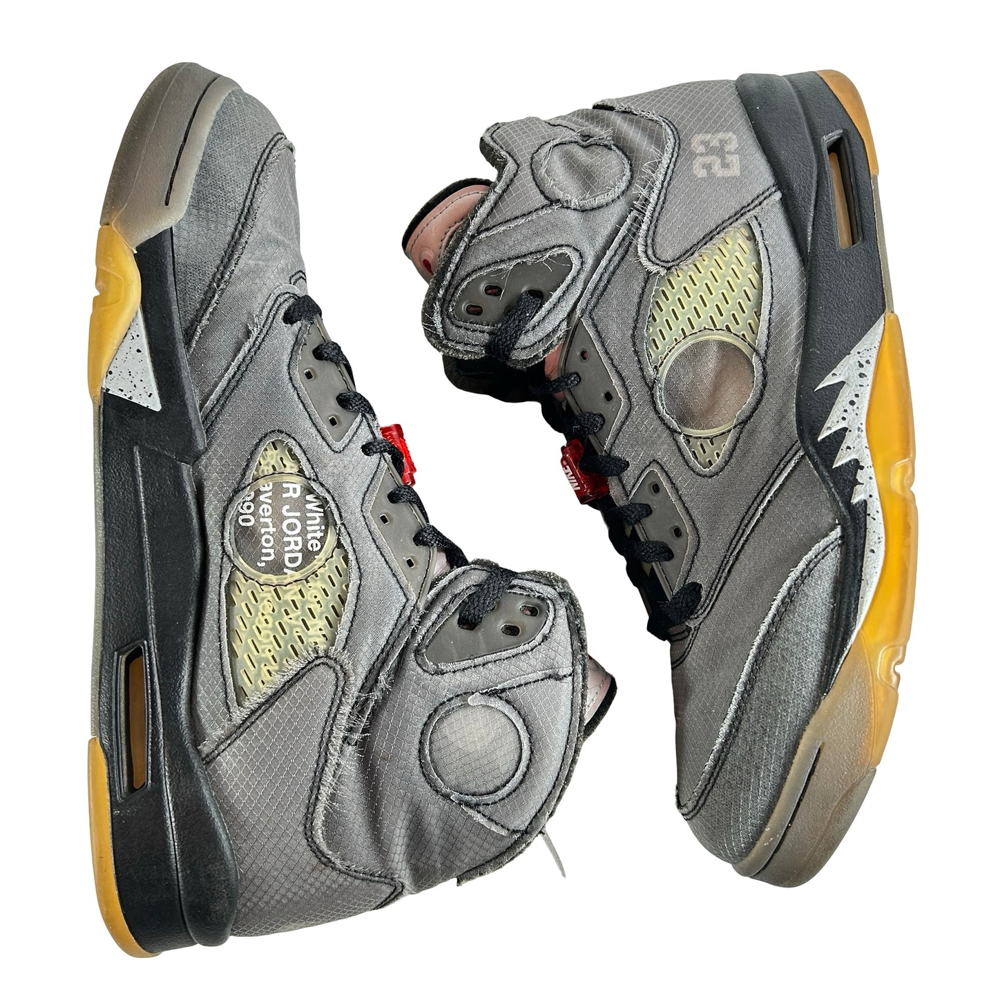 CT8480 001 Jordan 5 Off-White Black [USED] - 11.5 M (Used)