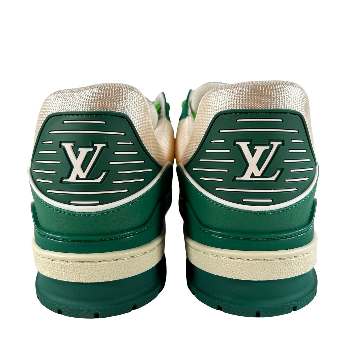 1A8127 Louis Vuitton LV Trainer Green [CONDITIONAL] - LV 10.5 (Yellowing)
