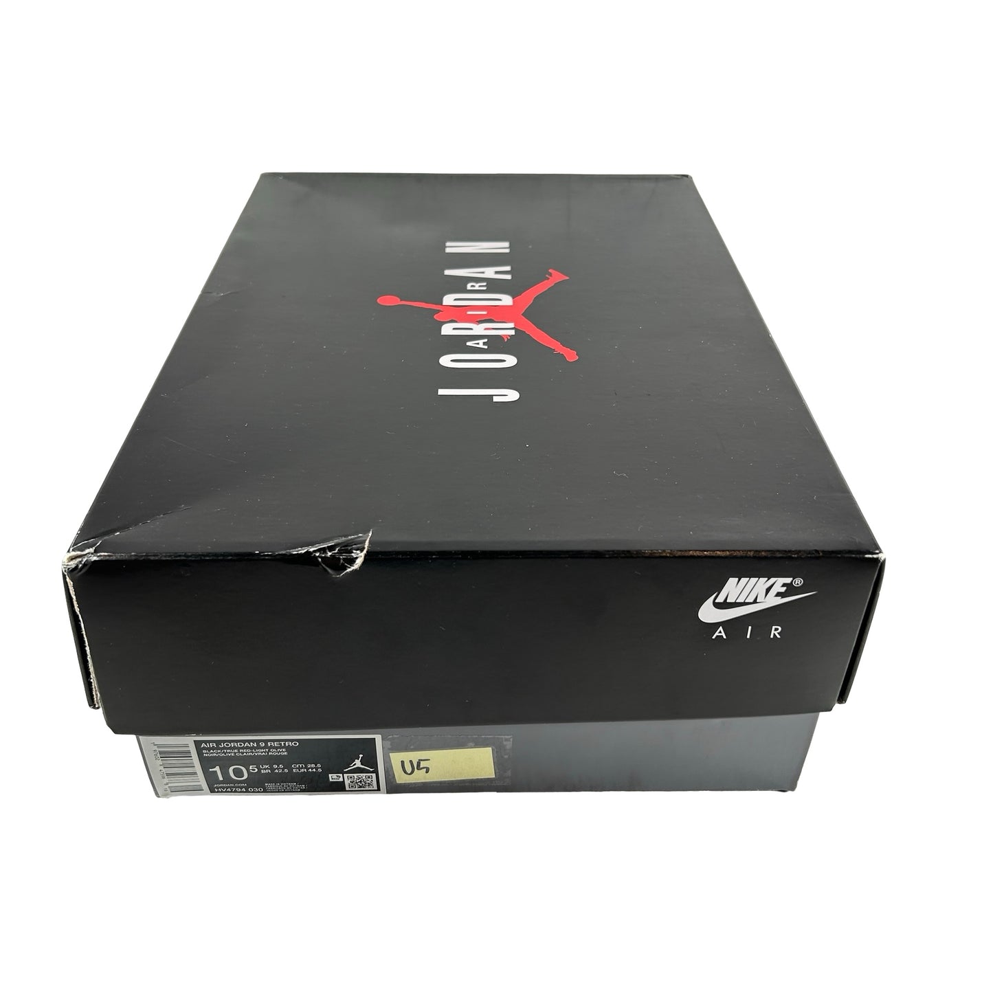 HV4794 030 Air Jordan 9 Retro Olive (2024) [USED] - 10.5 M (Used5)