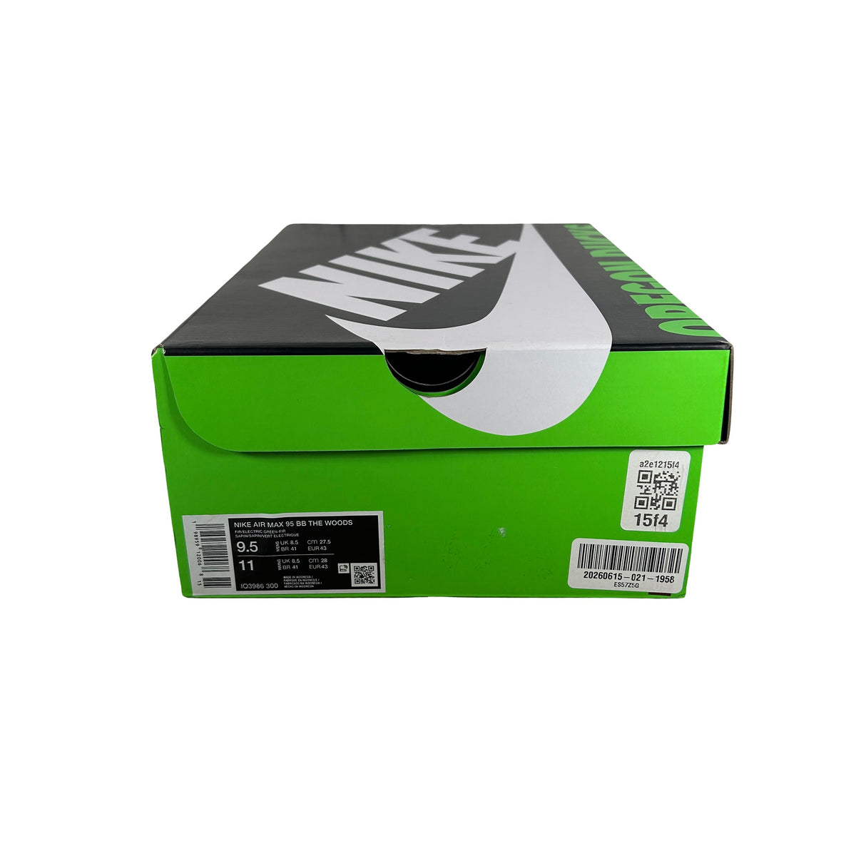 IQ3986 300 Nike Air Max 95 Big Bubble Ducks of a Feather Oregon Ducks The Woods [USED] - 9.5 M (Used)