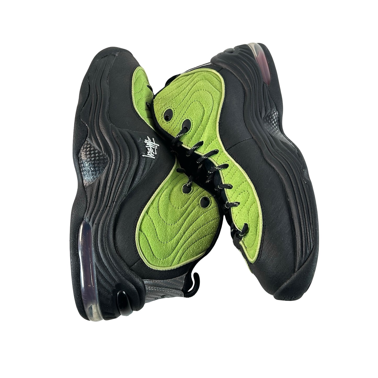 DX6933 300 Nike Air Penny 2 Stussy Vivid Green Black [USED] - 10.5 M (Used)