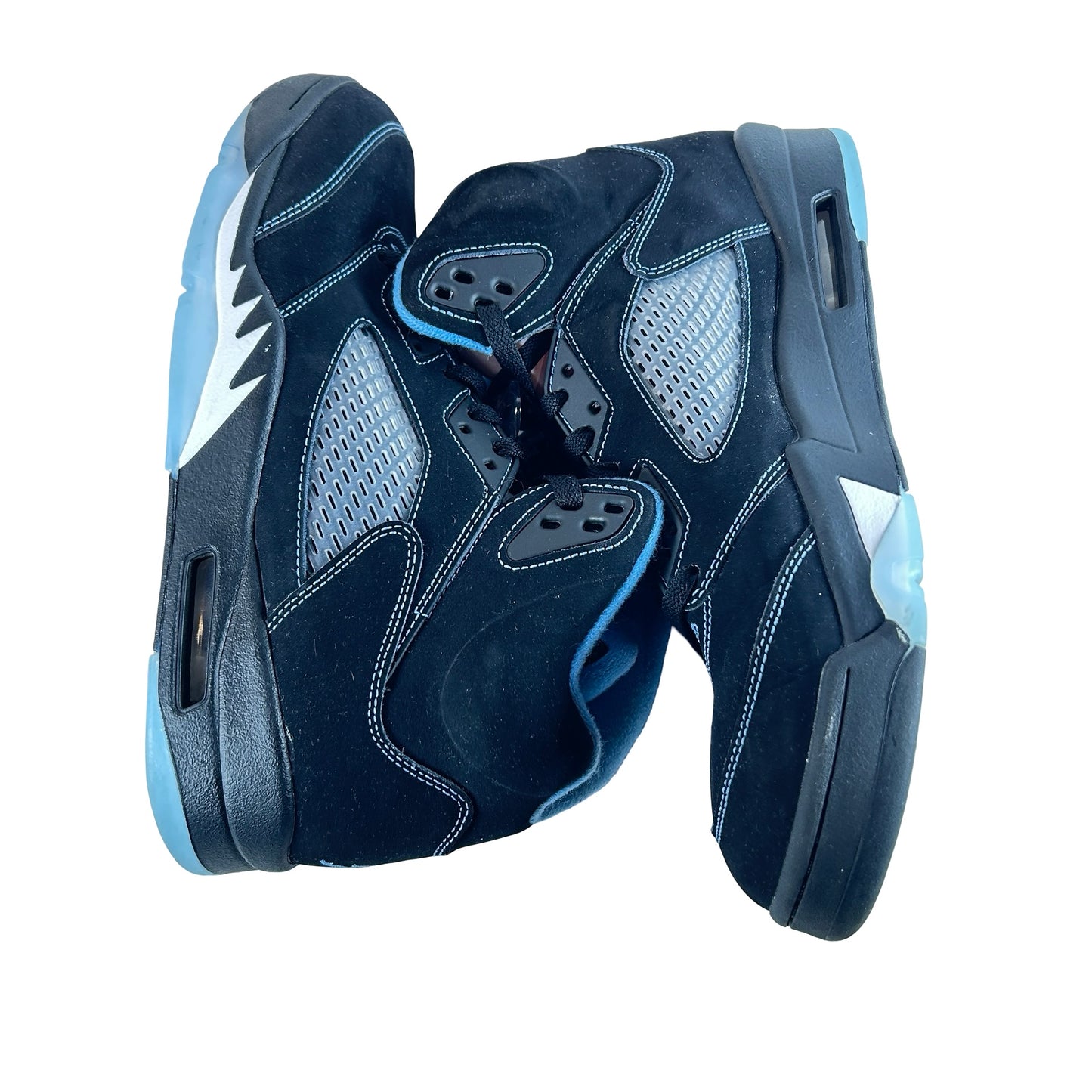 DD0587 008 Jordan 5 Retro Black University Blue (2026) [USED] - 10.5 M (Used4)