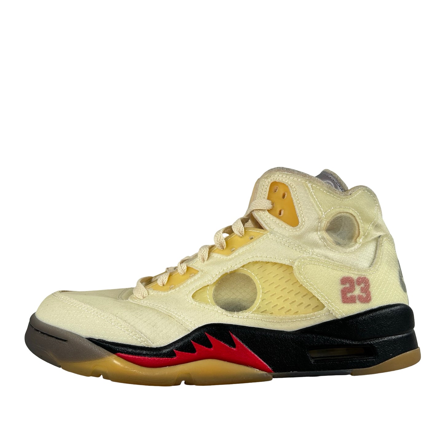 DH8565 100 Jordan 5 Retro Off-White Sail [USED] - 7.5 M (Used4)
