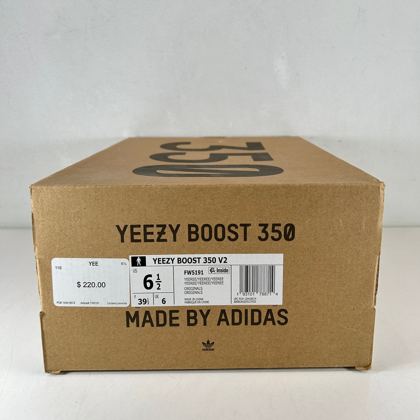 FW5191 Adidas Yeezy 350 Yeezreel [USED] - 6.5 M (Used)