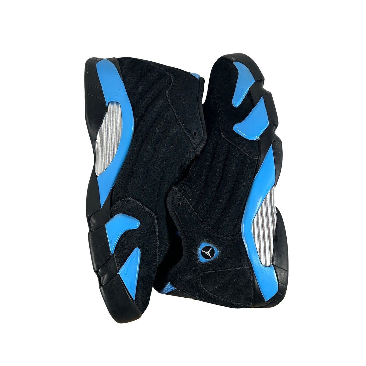 487524 007 Air Jordan 14 Retro Black University Blue (2026) (GS) [USED] - 7 Y (Used) (No Box)