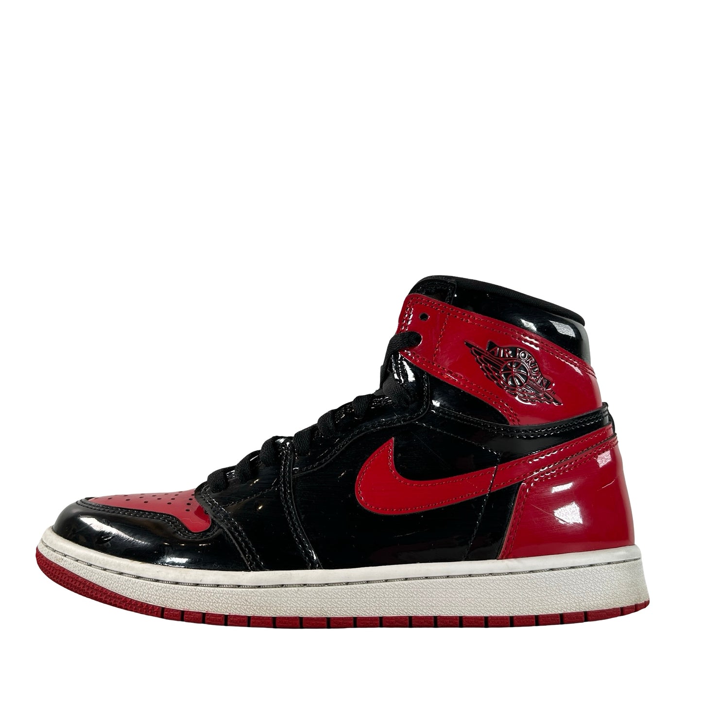 555088 063 Jordan 1 Retro High OG Patent Bred [USED] - 8 M (Used4)