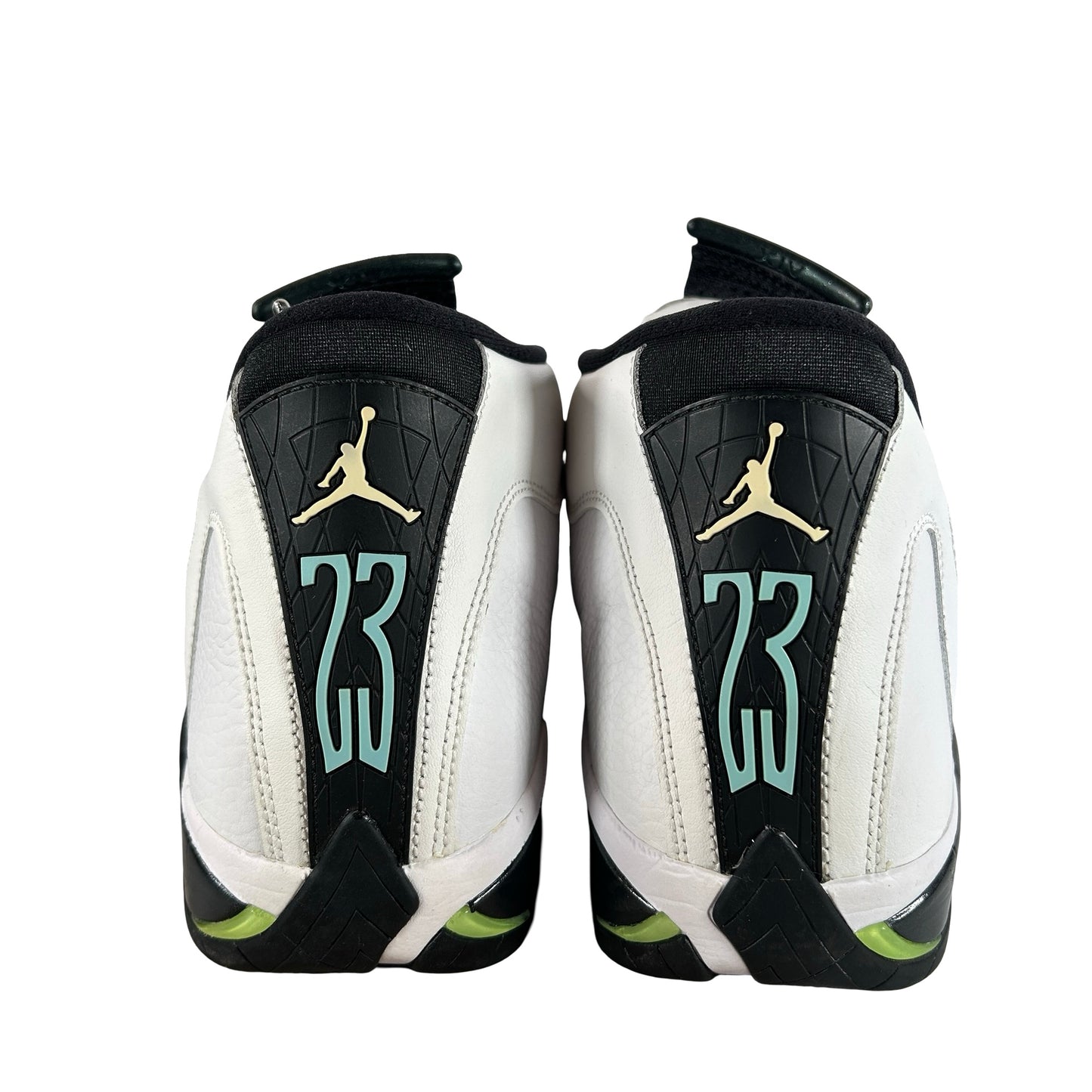 487471 106 Jordan 14 Retro Oxidized Green (2016) [USED] - 9.5 M (Used)