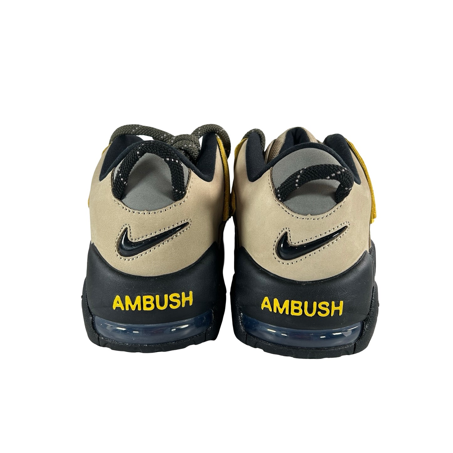 FB1299 200 Nike Air More Uptempo Low AMBUSH Sulfur [USED] - 10.5 M (Used) (No Box)