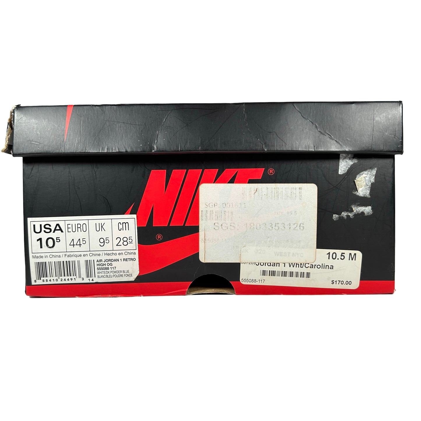 555088 117 Jordan 1 Retro High OG UNC [USED] - 10.5 M (Used)