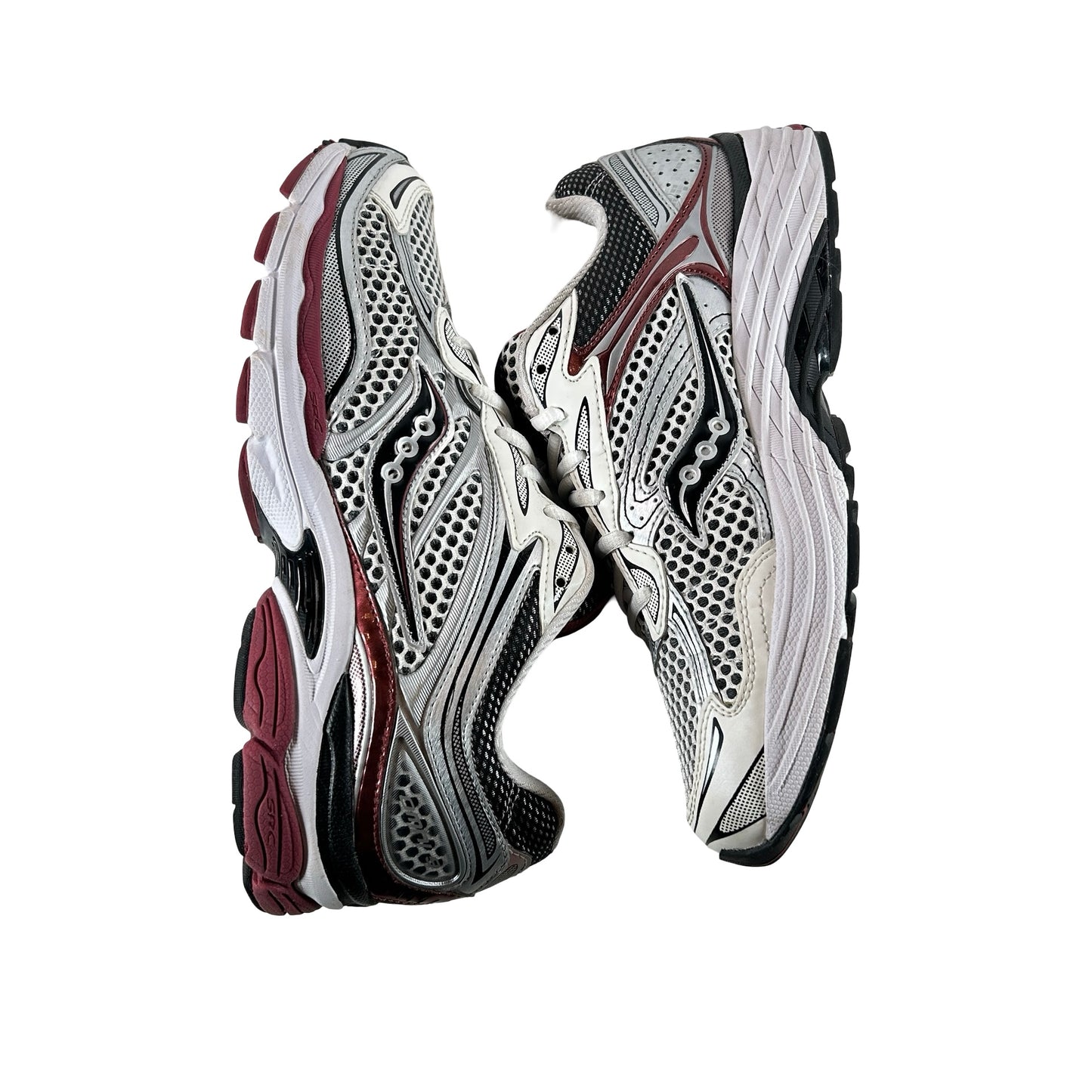 S70739-1 Saucony ProGrid Omni 9 OG White Silver Red [USED] - 9 M (Used)