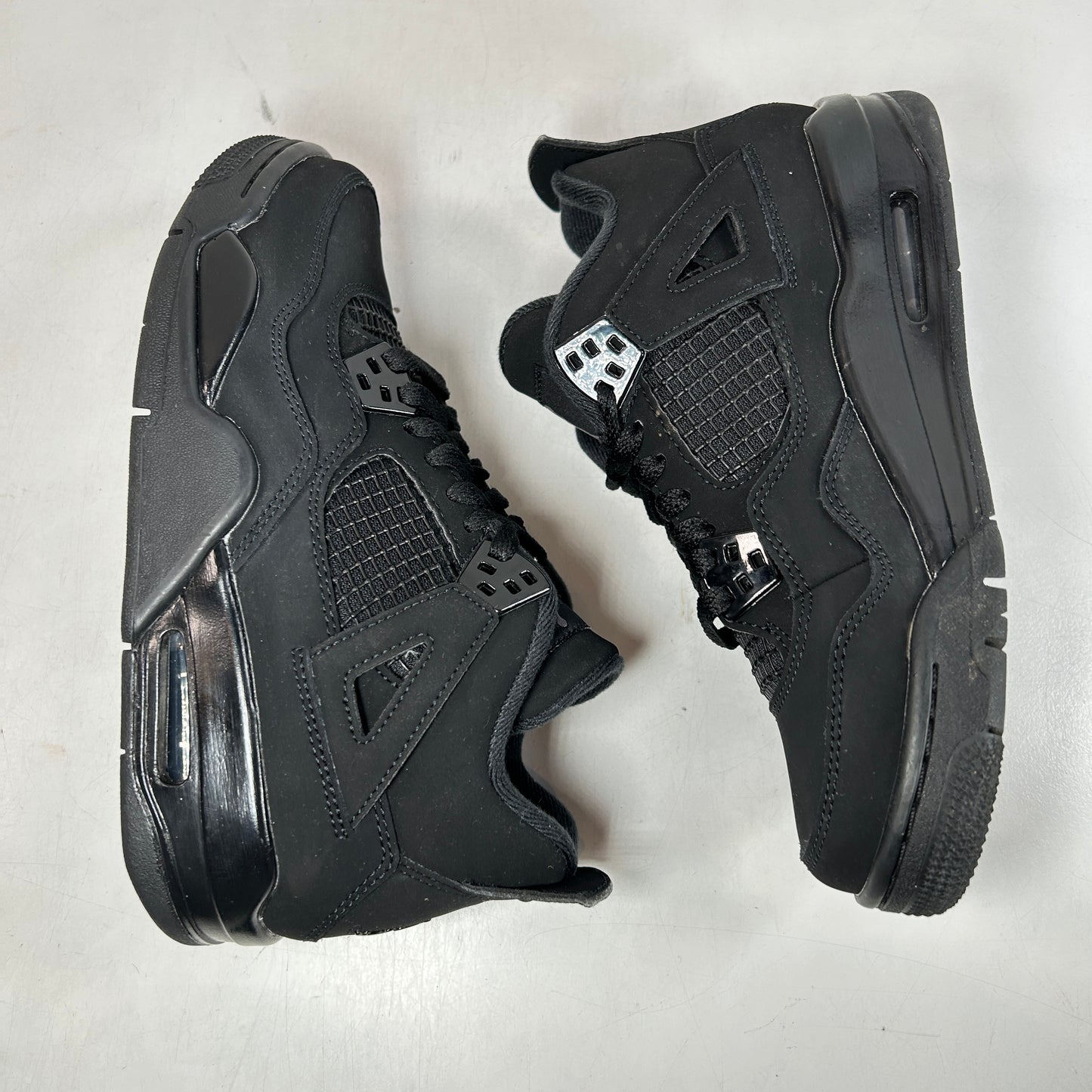 408452 010 Jordan 4 Retro Black Cat (2020) (GS) [USED] - 4.5 Y (Used)