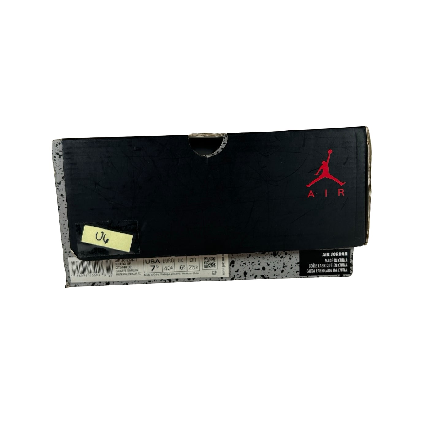 CT8480 001 Jordan 5 Off-White Black [USED] - 7.5 M (Used6)
