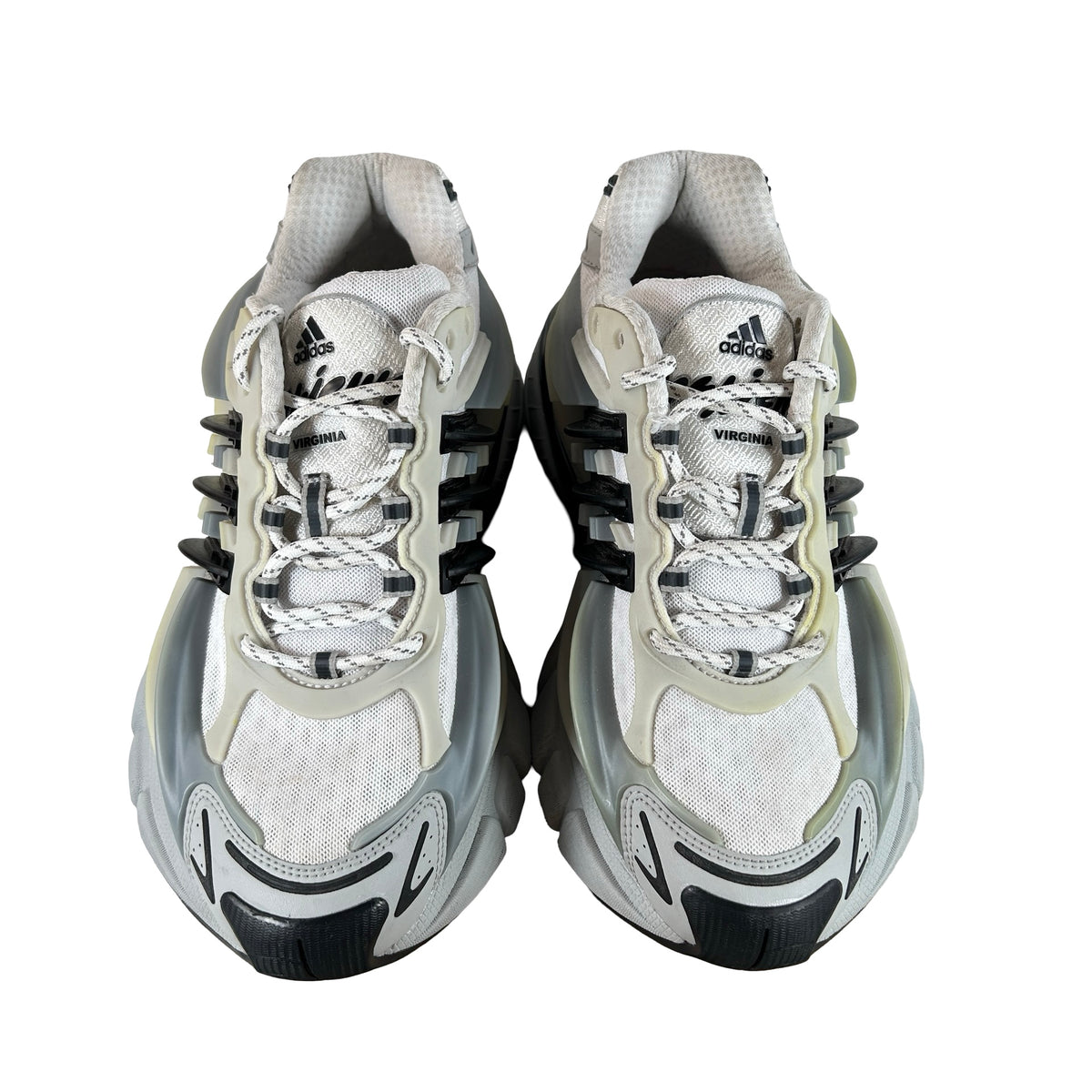 JP9265 adidas Adistar Jellyfish Pharrell Williams Solid Grey Black [USED] - 9 M (Sample) (Used2) (No Box2)