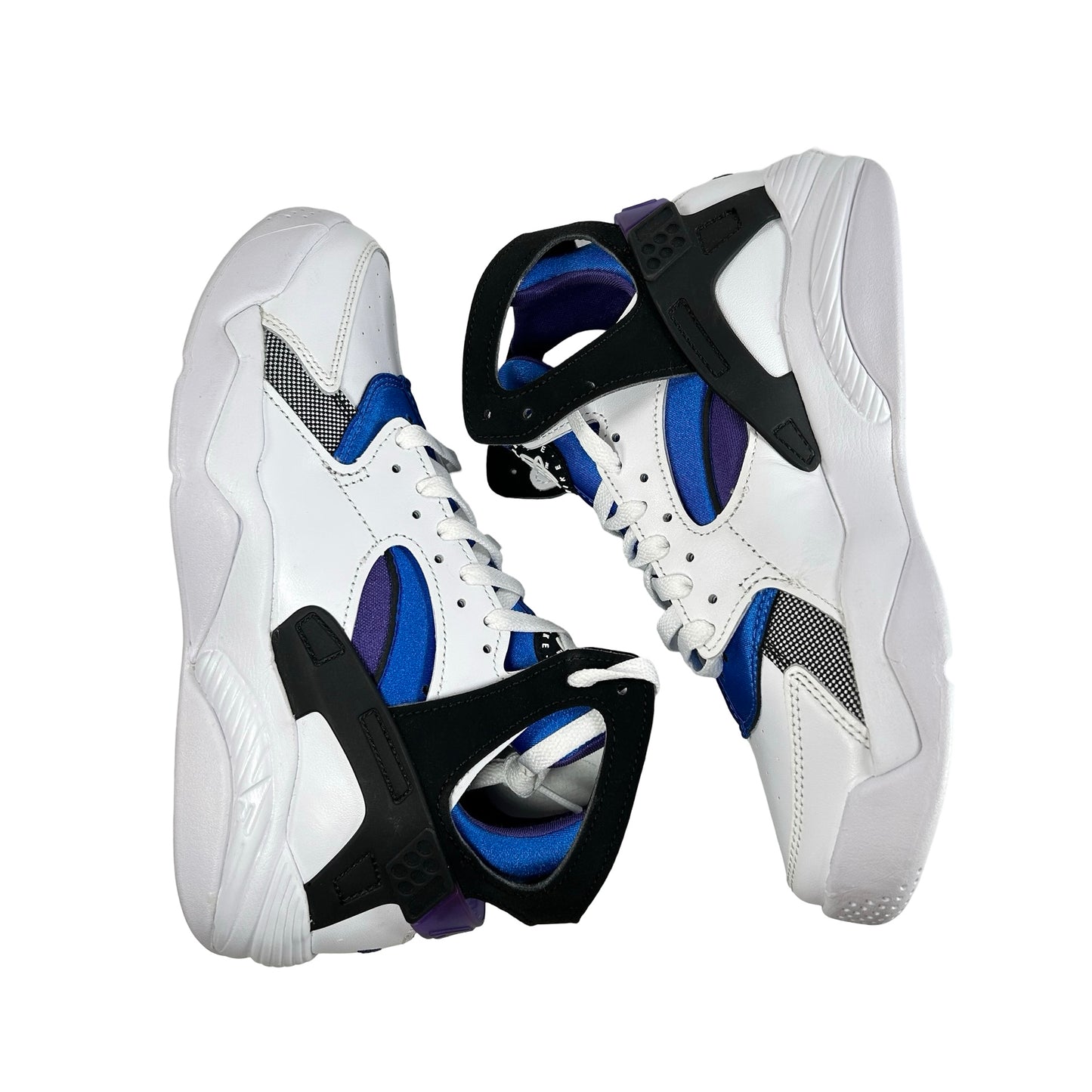 FD0183 101 Nike Air Flight Huarache OG White Varsity Purple (2023) [CONDITIONAL] - 7 M (Yellowing)