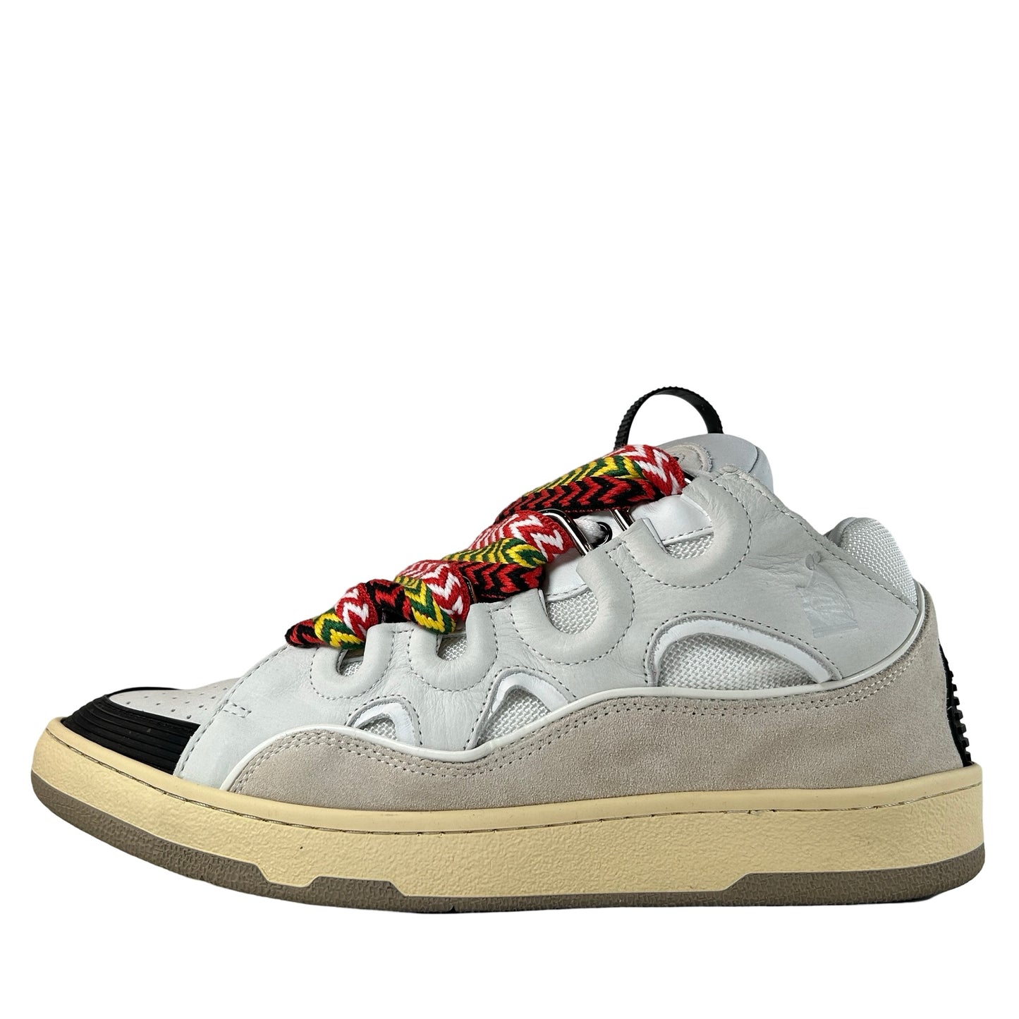 FM SKRK11 DRAG A200 Lanvin Leather Curb White Ivory [USED] - 44 EU (US 11 M) (Used)
