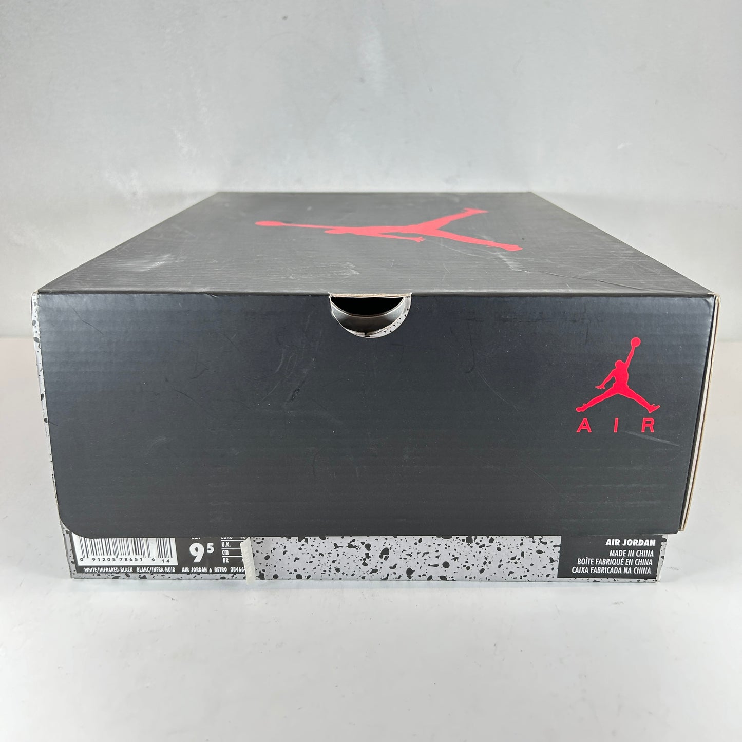 384664 123 Jordan 6 Retro Infrared White (2014) [USED] - 9.5 M (Used)
