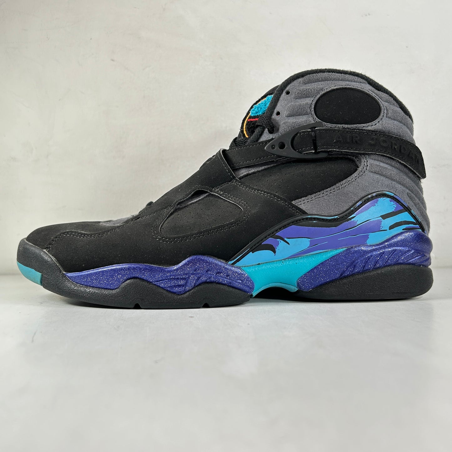 305381 025 Jordan 8 Retro Aqua (2015) [USED] 9 M (Used2) (Replace Box2)