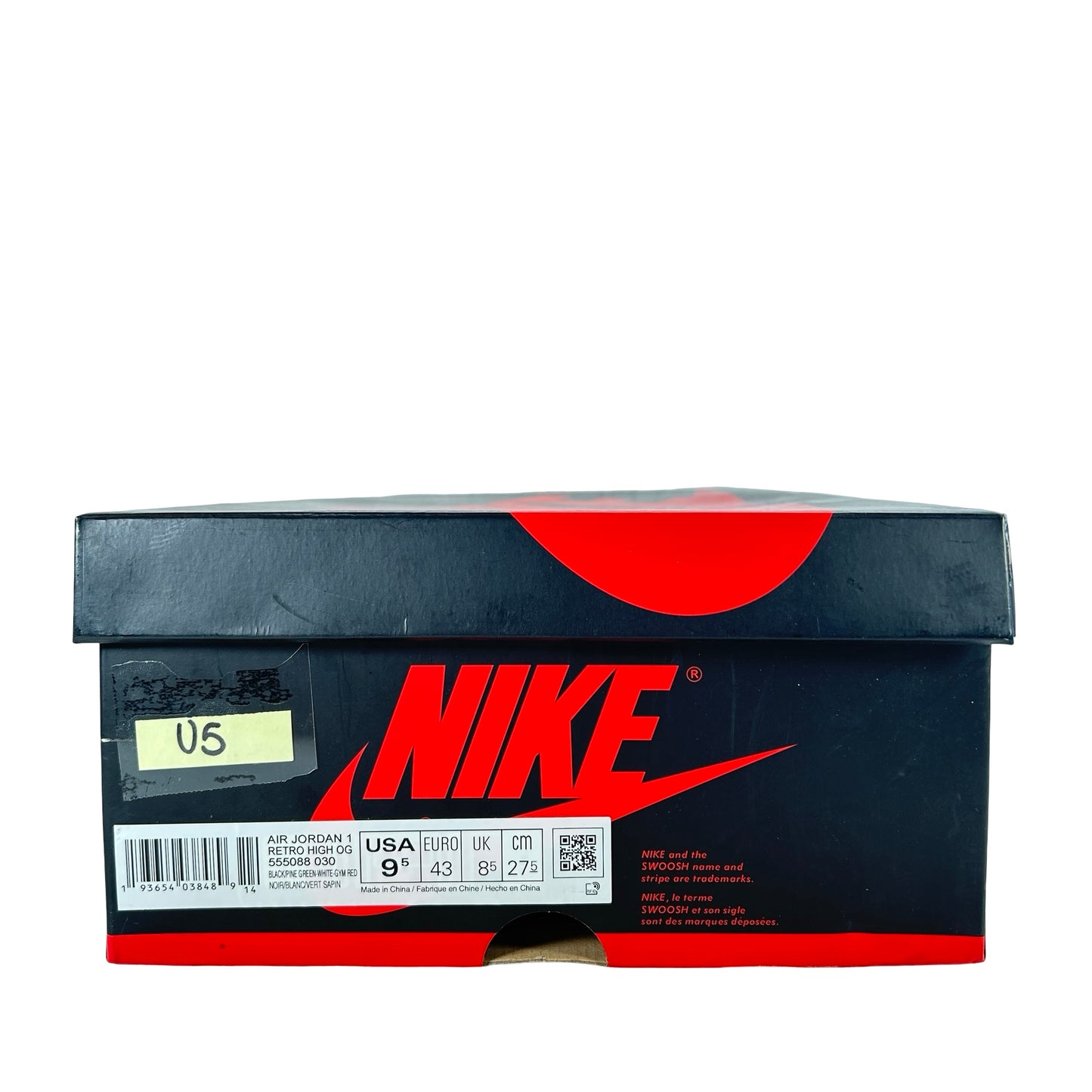 555088 030 Jordan 1 Pine Green 2.0 [USED] - 9.5 M (Used5)