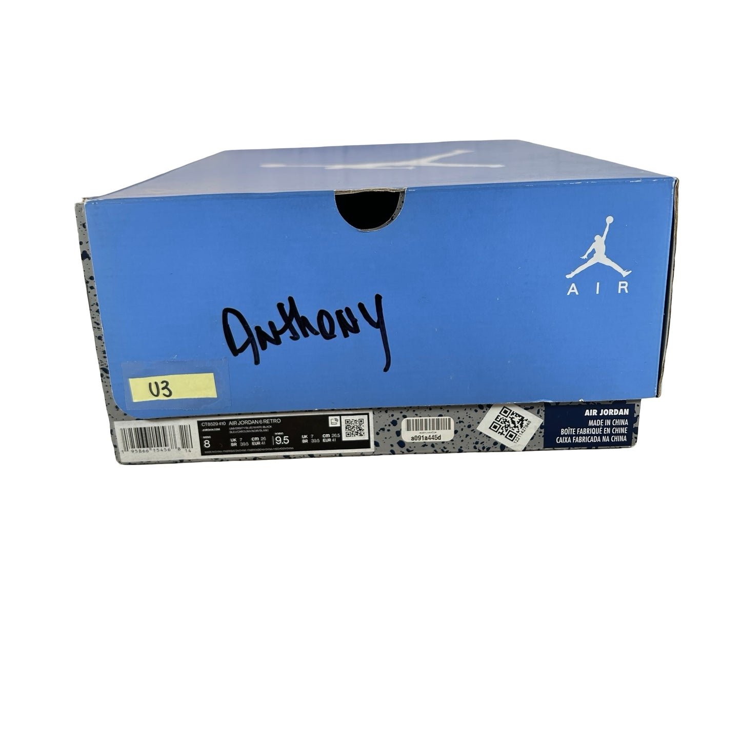 CT8529 410 Jordan 6 Retro UNC White [USED] - 8 M (Used3)