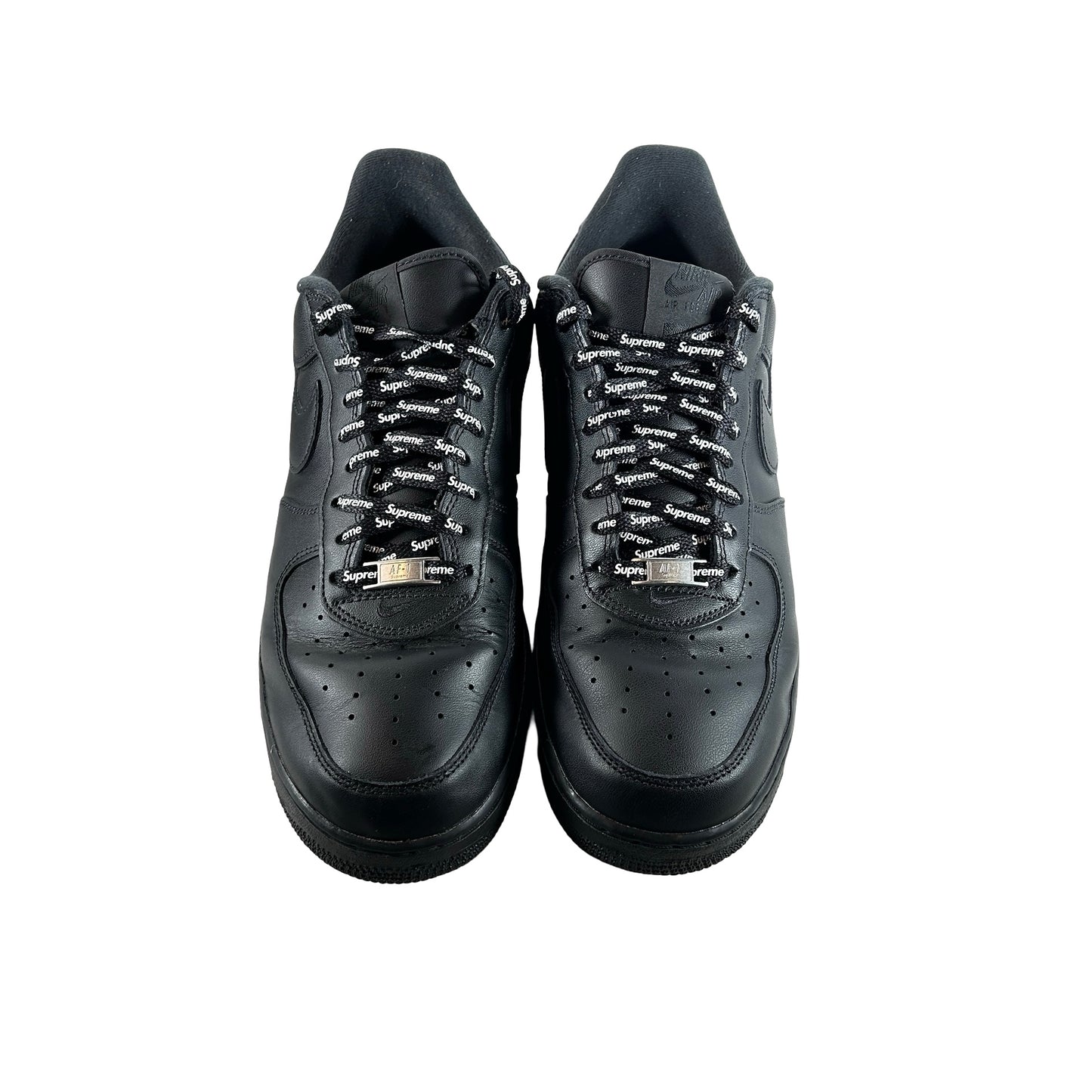CU9225 001 Air Force 1 Low Supreme Black [USED] - 12 M (Used)