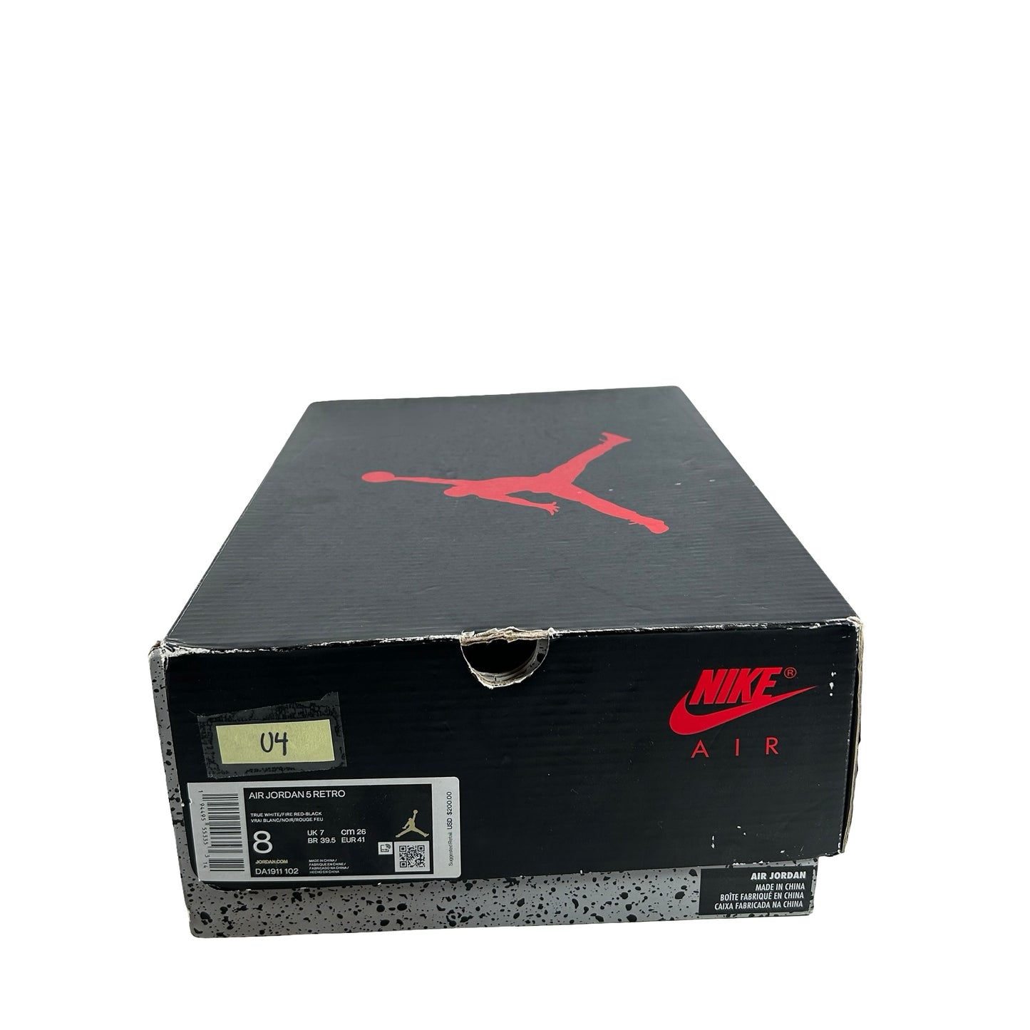 DA1911 102 Jordan 5 Rojo Fuego