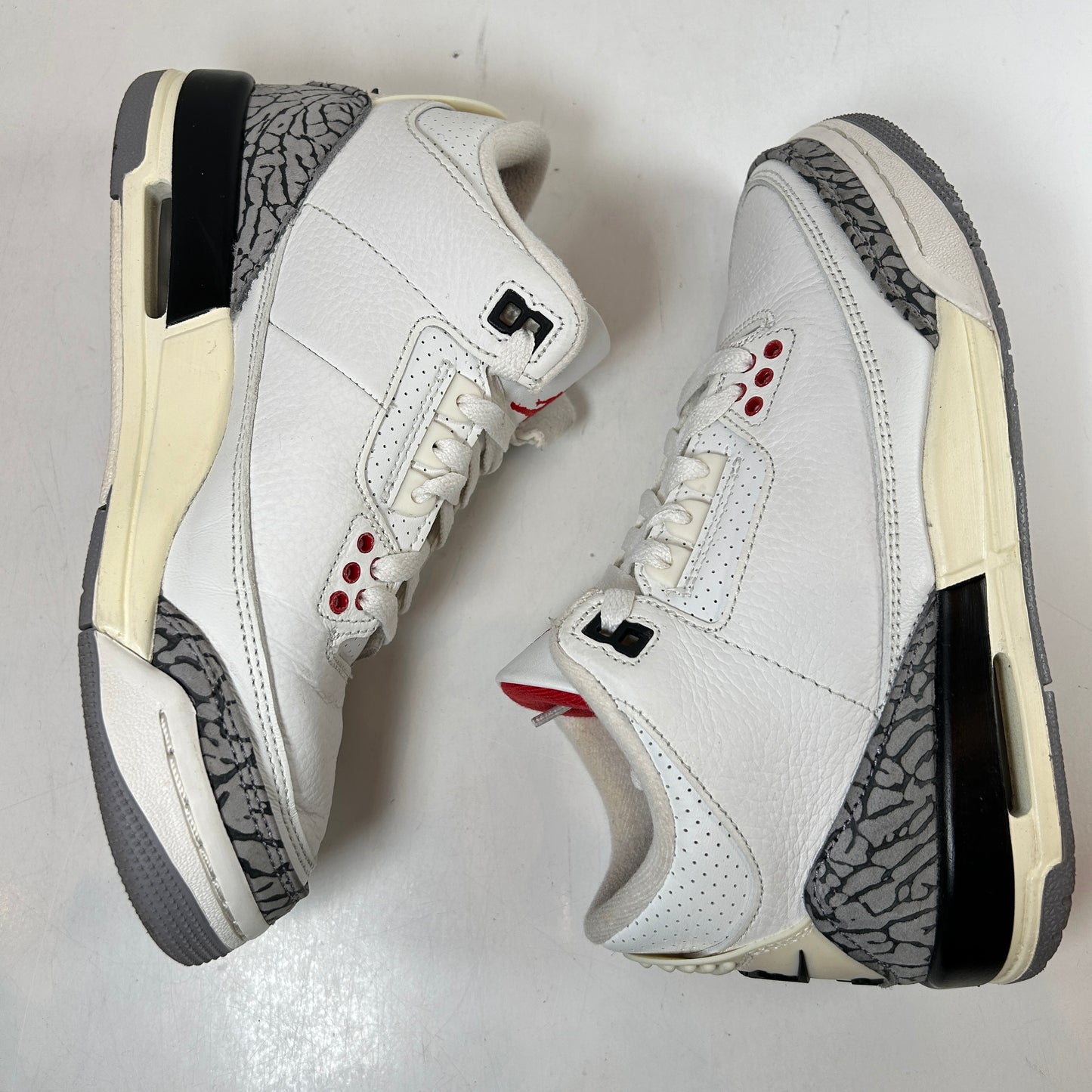 DM0967 100 Jordan 3 Retro White Cement Reimagined (GS) [USED] - 4.5 Y (Used) (No Box)