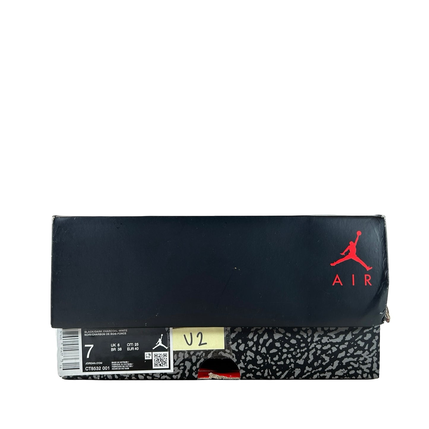 CT8532 001 Jordan 3 Retro Black Cat (2025) [USED] - 7 M (Used2)