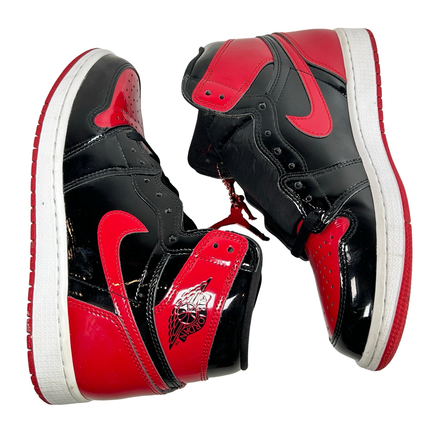 555088 063 Jordan 1 Retro High OG Patent Bred [USED] - 9 M (Used2)
