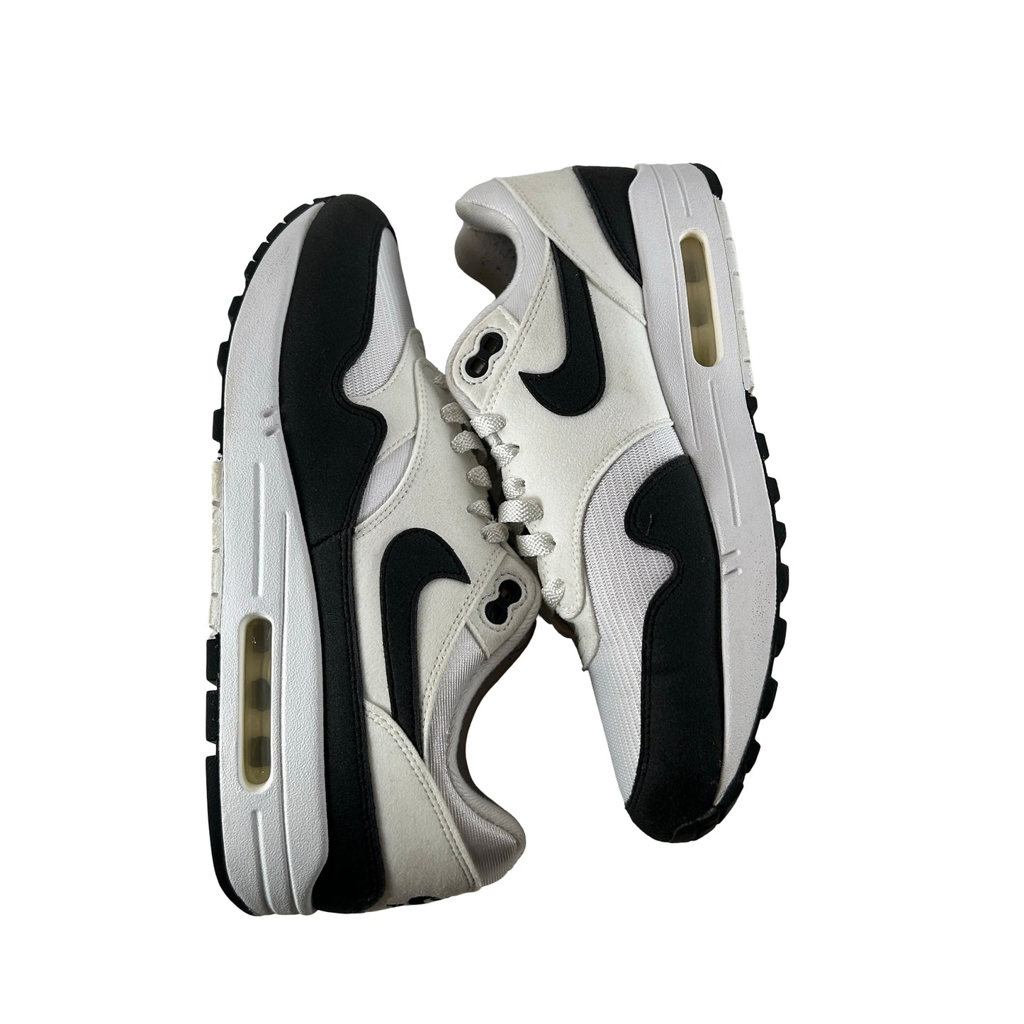 DZ2628 102 Nike Air Max 1 White Black Neutral Grey (Women's) [USED] - 11 W (Used)