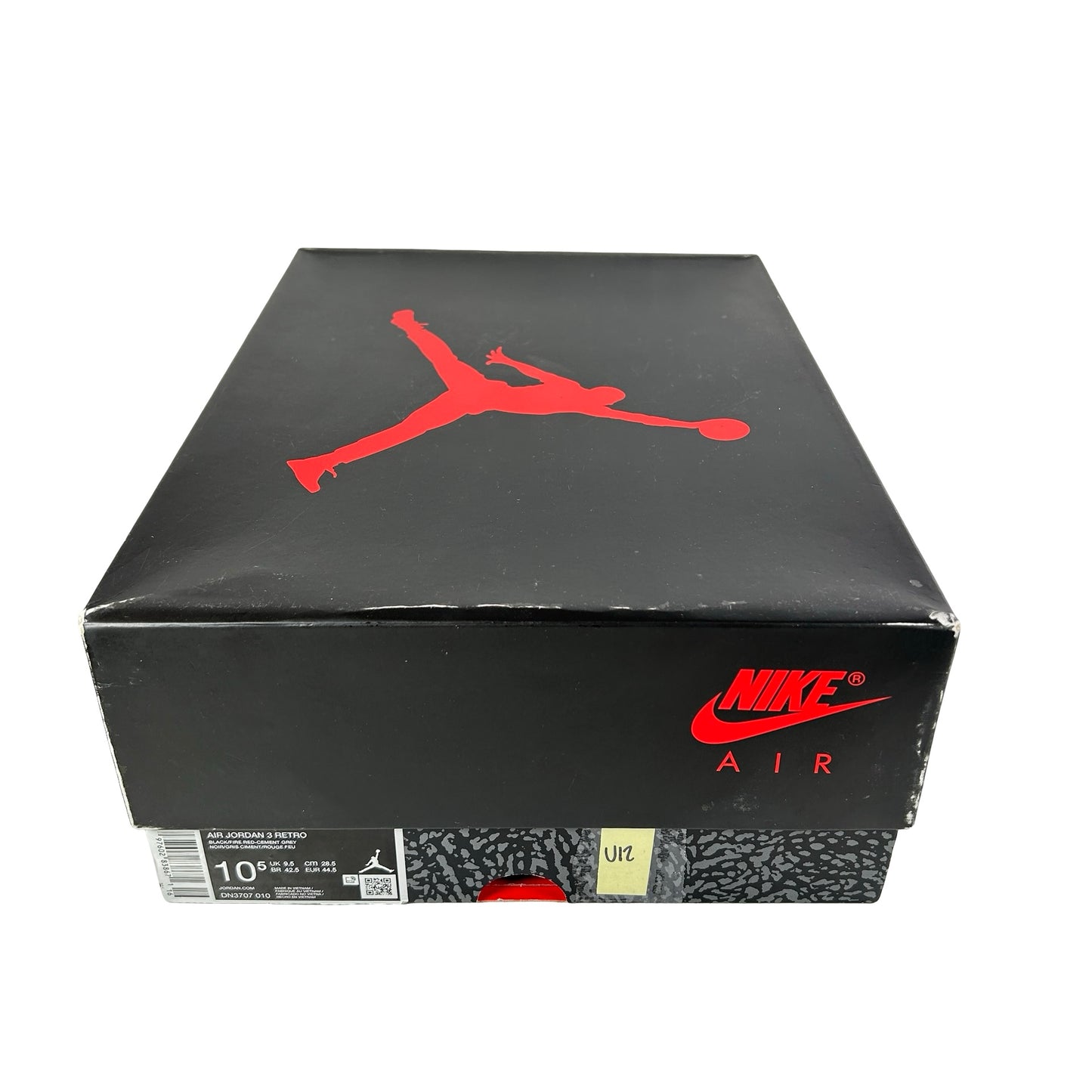 DN3707 010 Jordan 3 Retro OG Black Cement (2024) [USED] - 10.5 M (Used12)