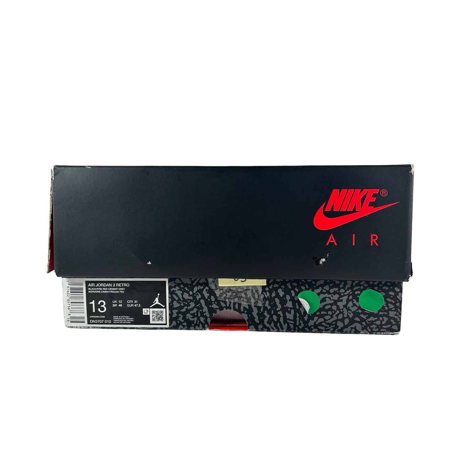 DN3707 010 Jordan 3 Retro Black Cement Reimagined (2024) [USED] - 13 (Used3)